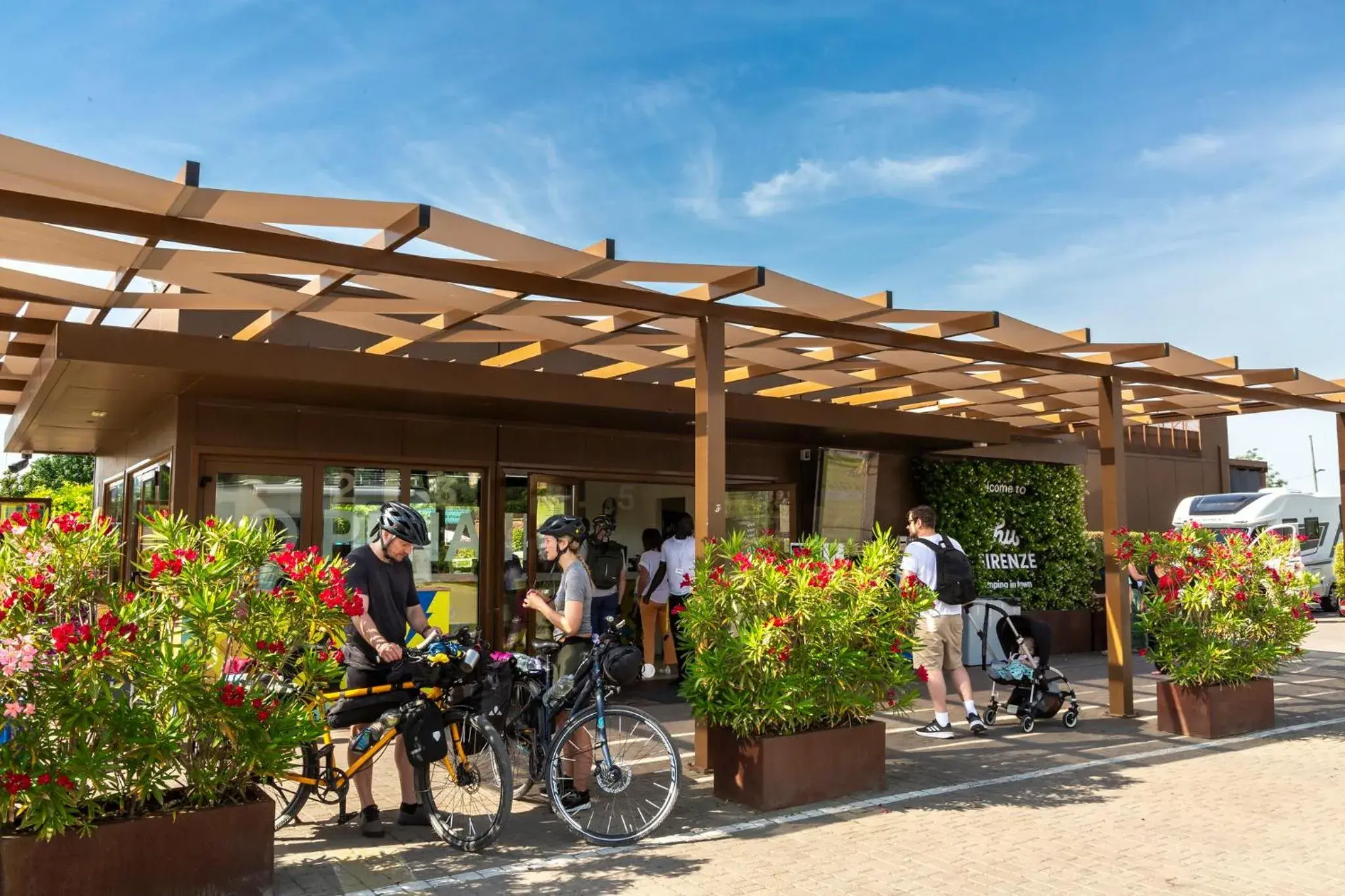 Lobby or reception in hu Firenze Camping in Town Lobby or reception in hu Firenze Camping in Town