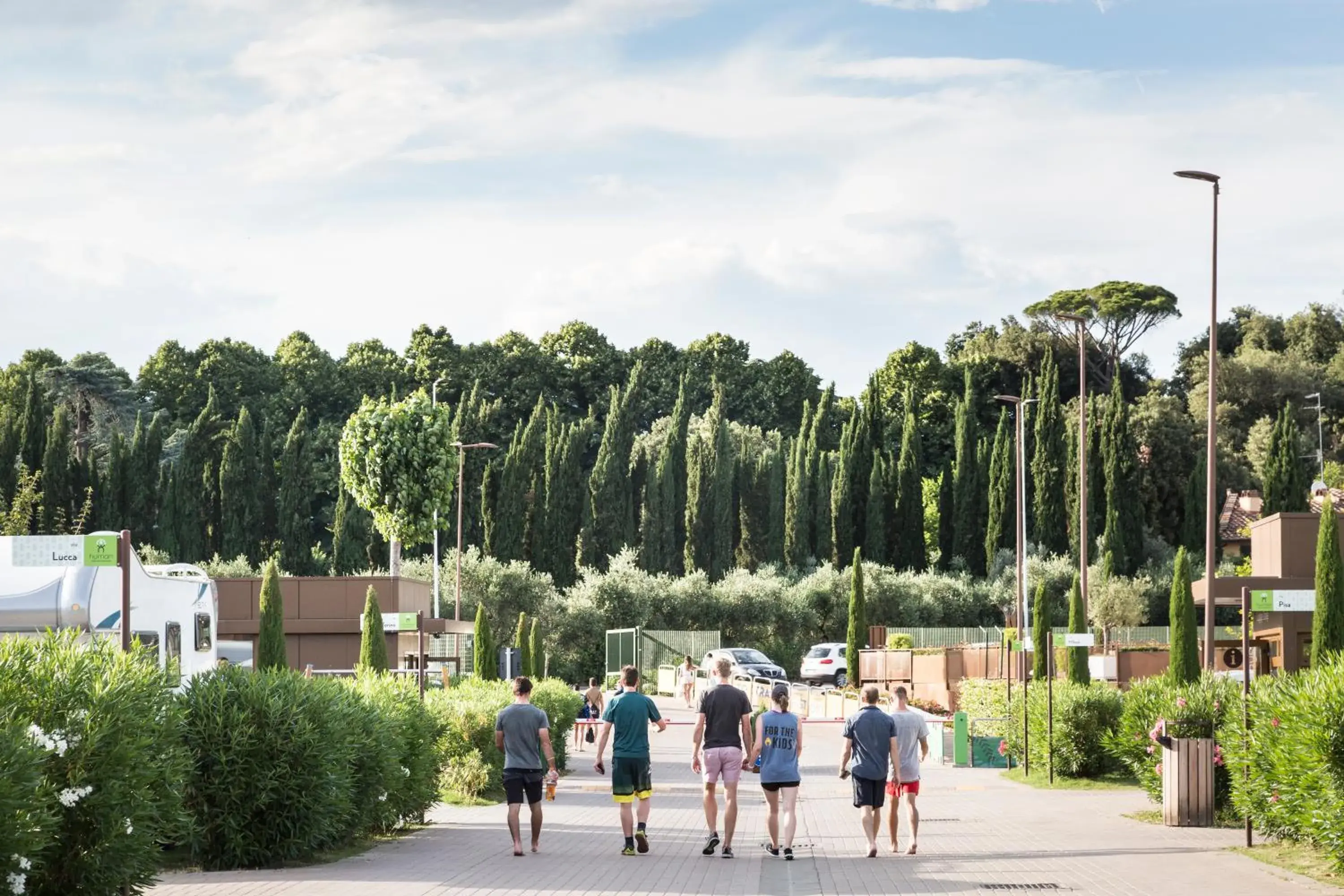 Street view in hu Firenze Camping in Town Street view in hu Firenze Camping in Town