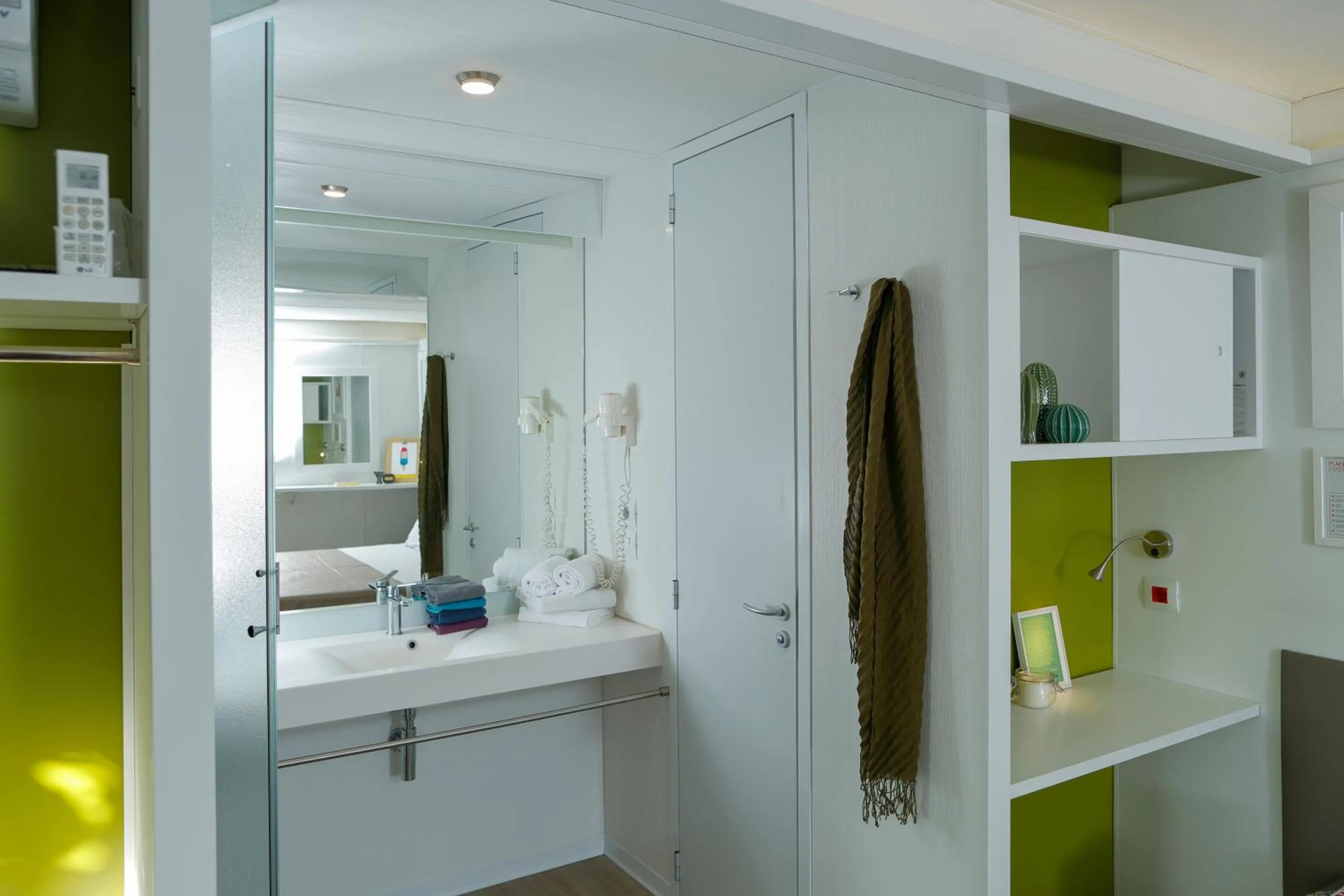 Bathroom in hu Firenze Camping in Town