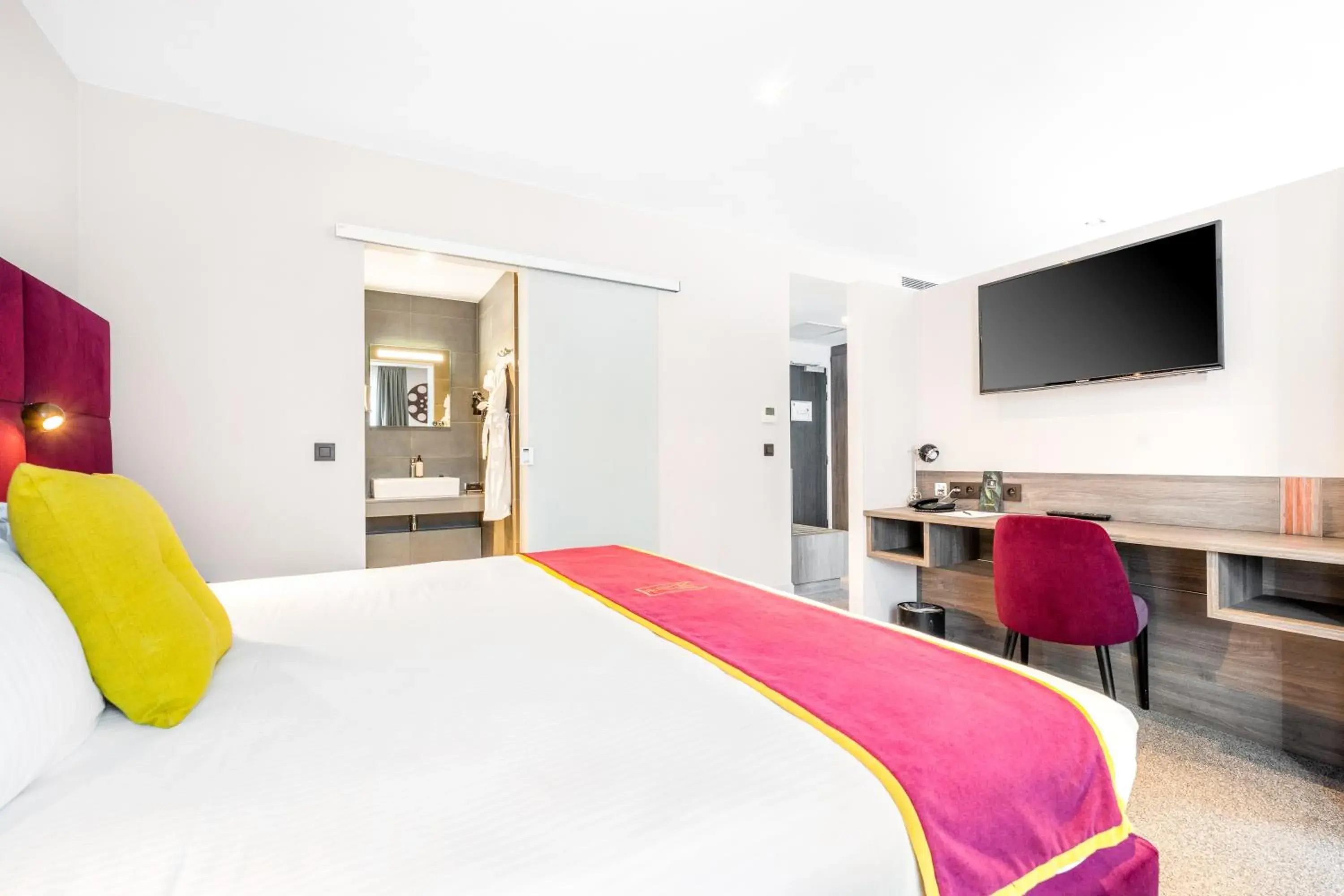 Bed in Marivaux Hotel Bed in Marivaux Hotel