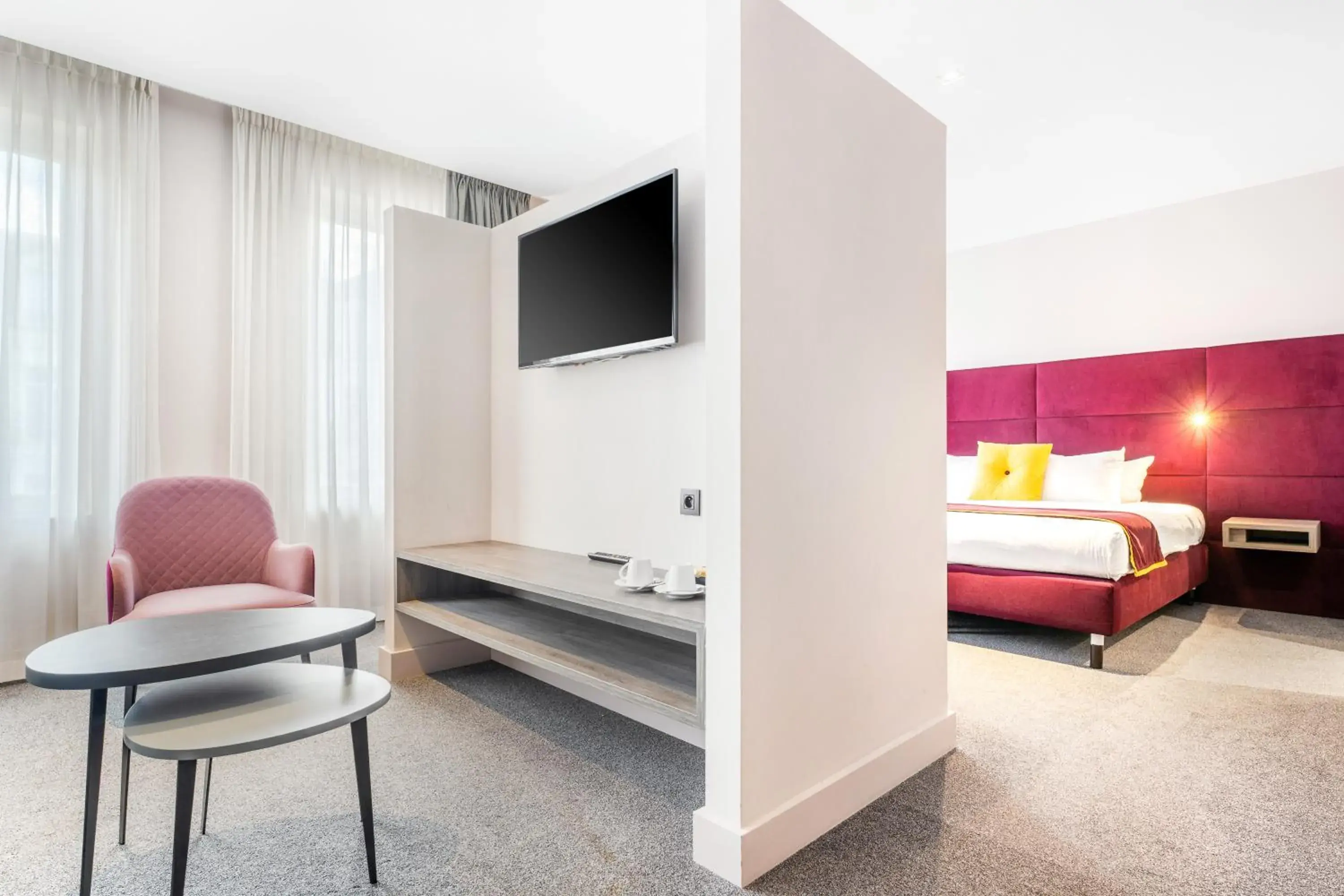 Bed in Marivaux Hotel Bed in Marivaux Hotel