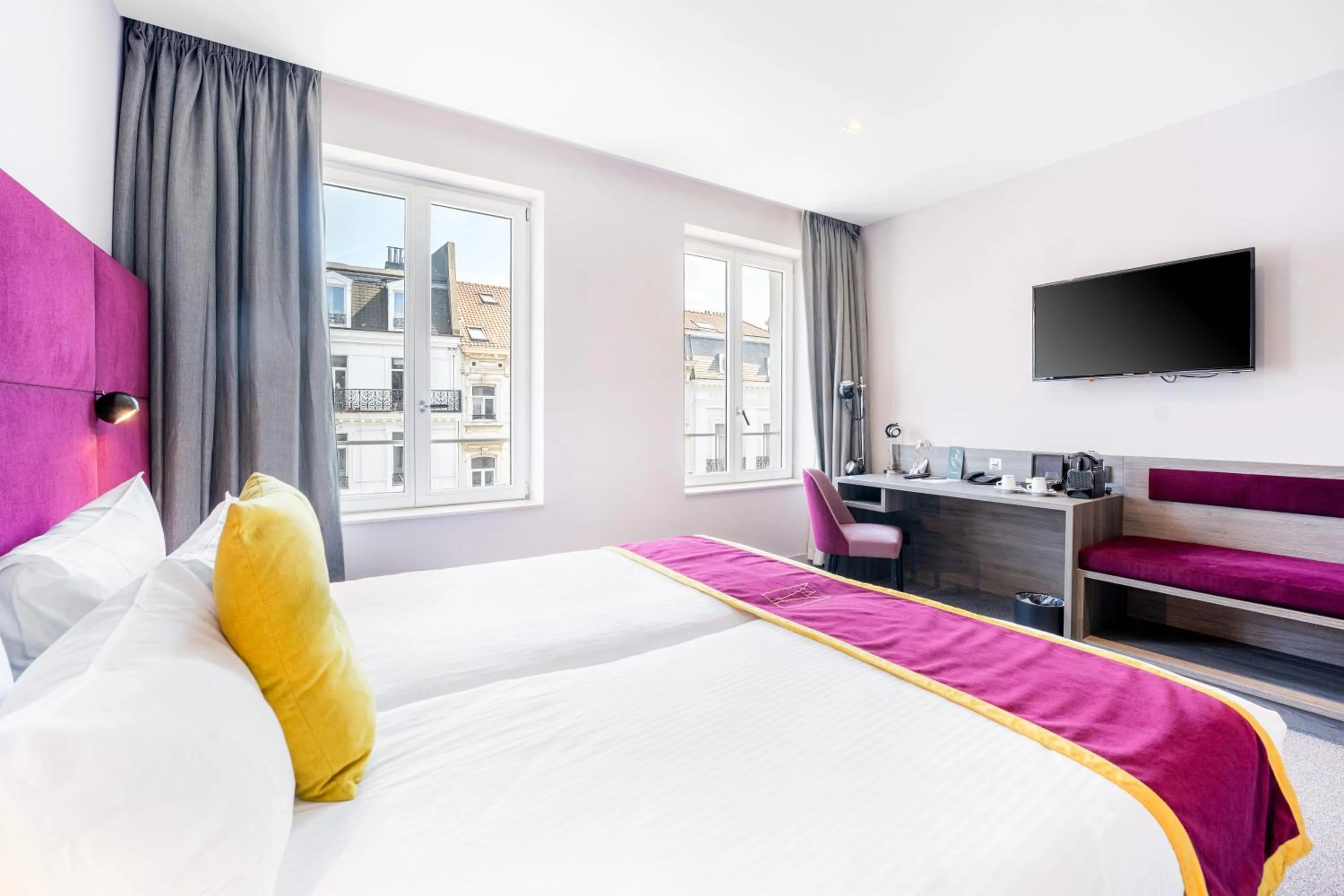 Bed in Marivaux Hotel