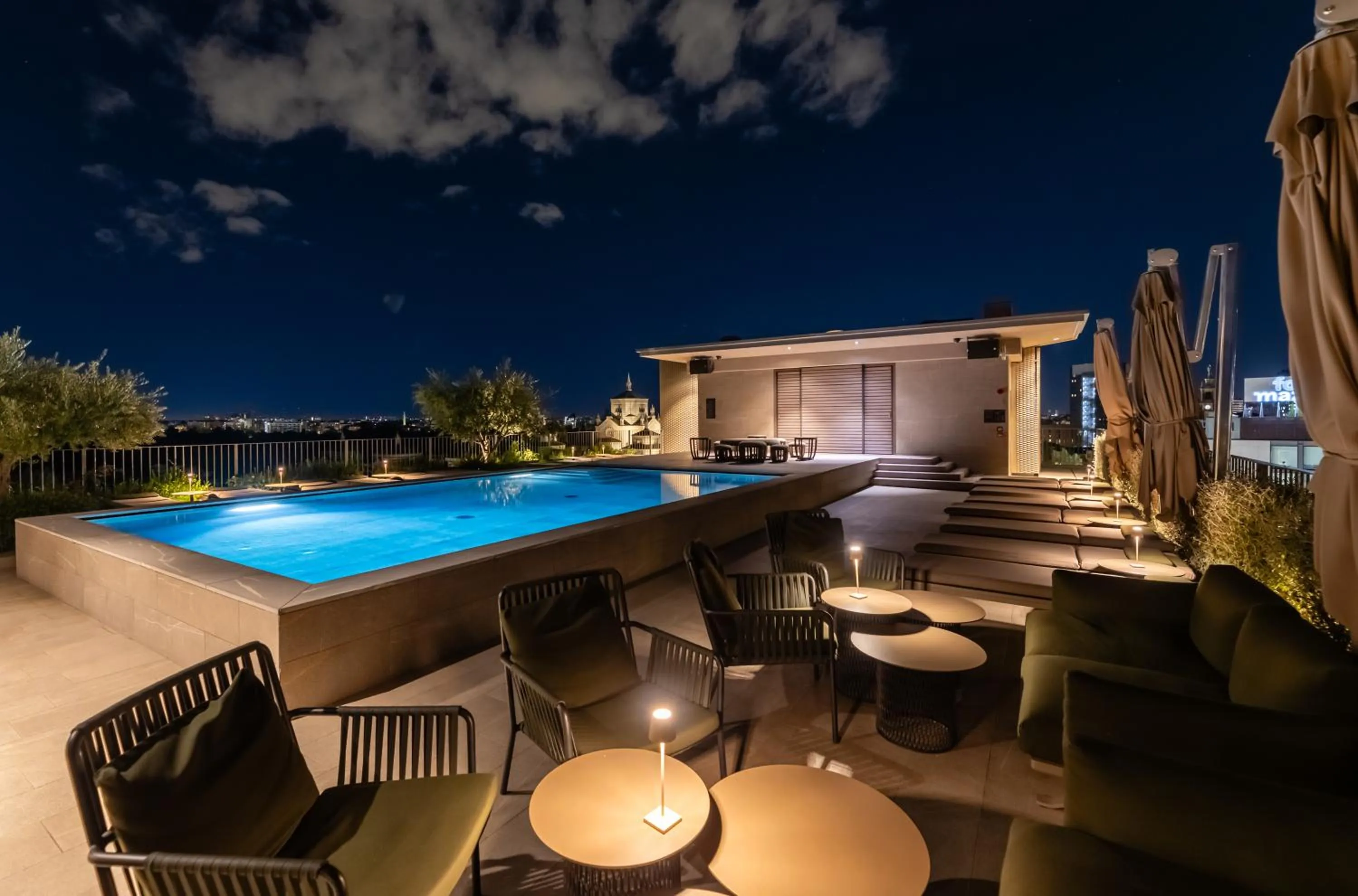 Balcony/Terrace in Hotel VIU Milan, a Member of Design Hotels