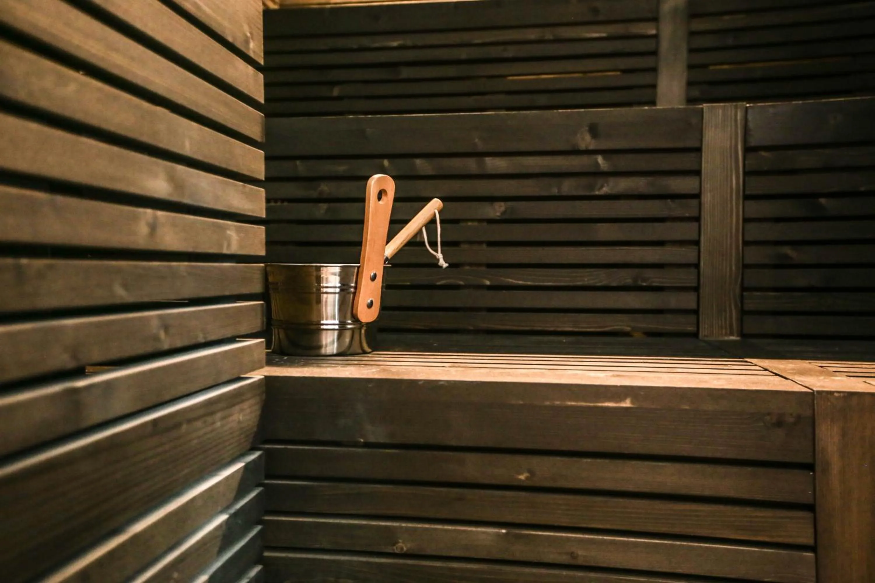 Sauna in Hotel VIU Milan, a Member of Design Hotels