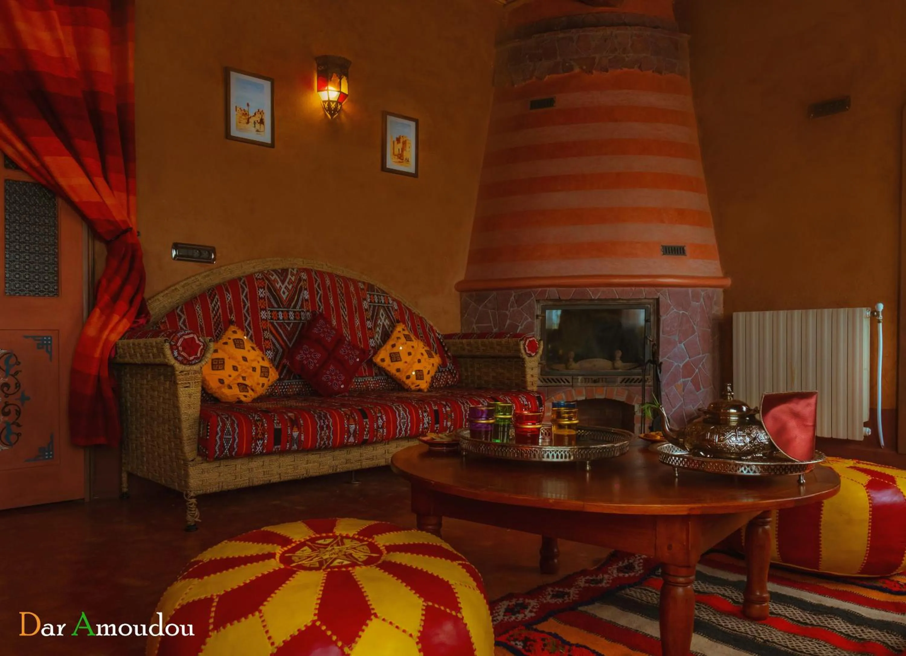 Living room in Dar Amoudou
