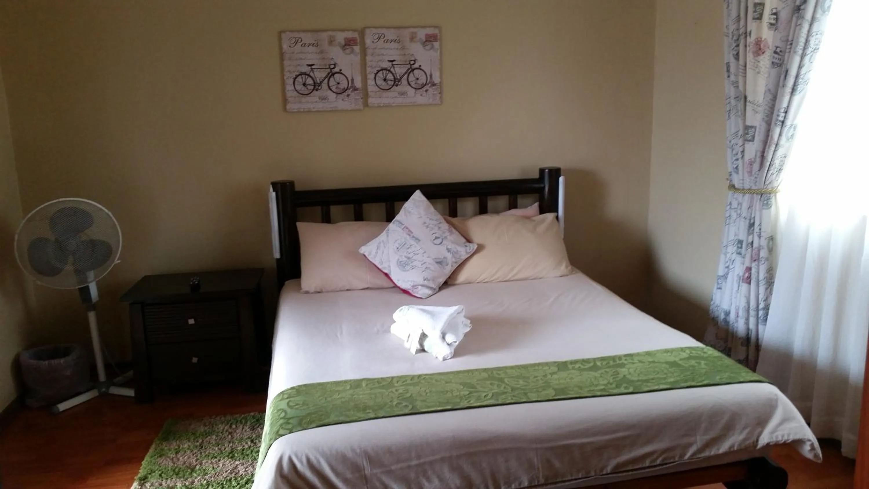 Bed in Kalahari Guest House