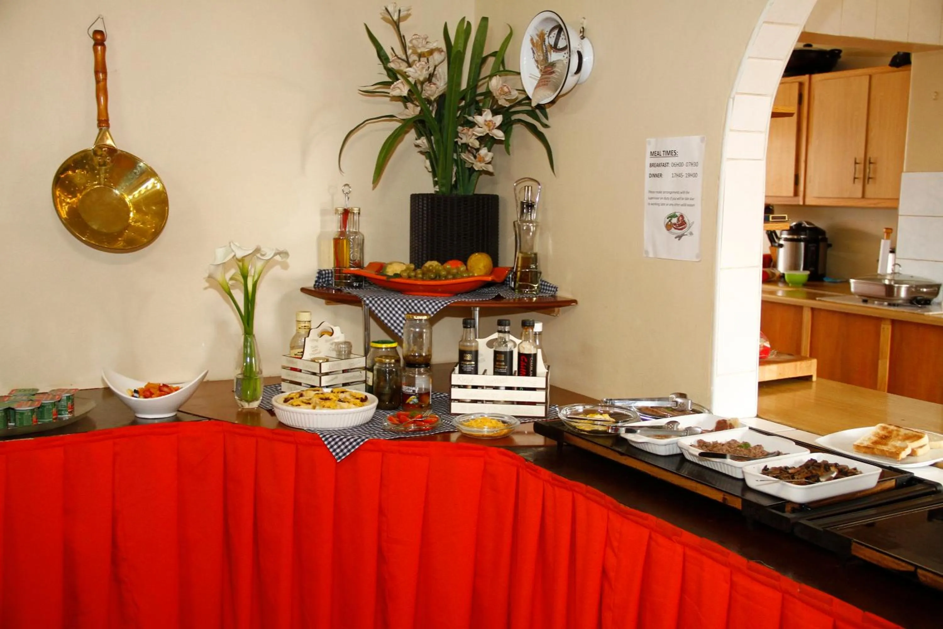 Breakfast in Kalahari Guest House