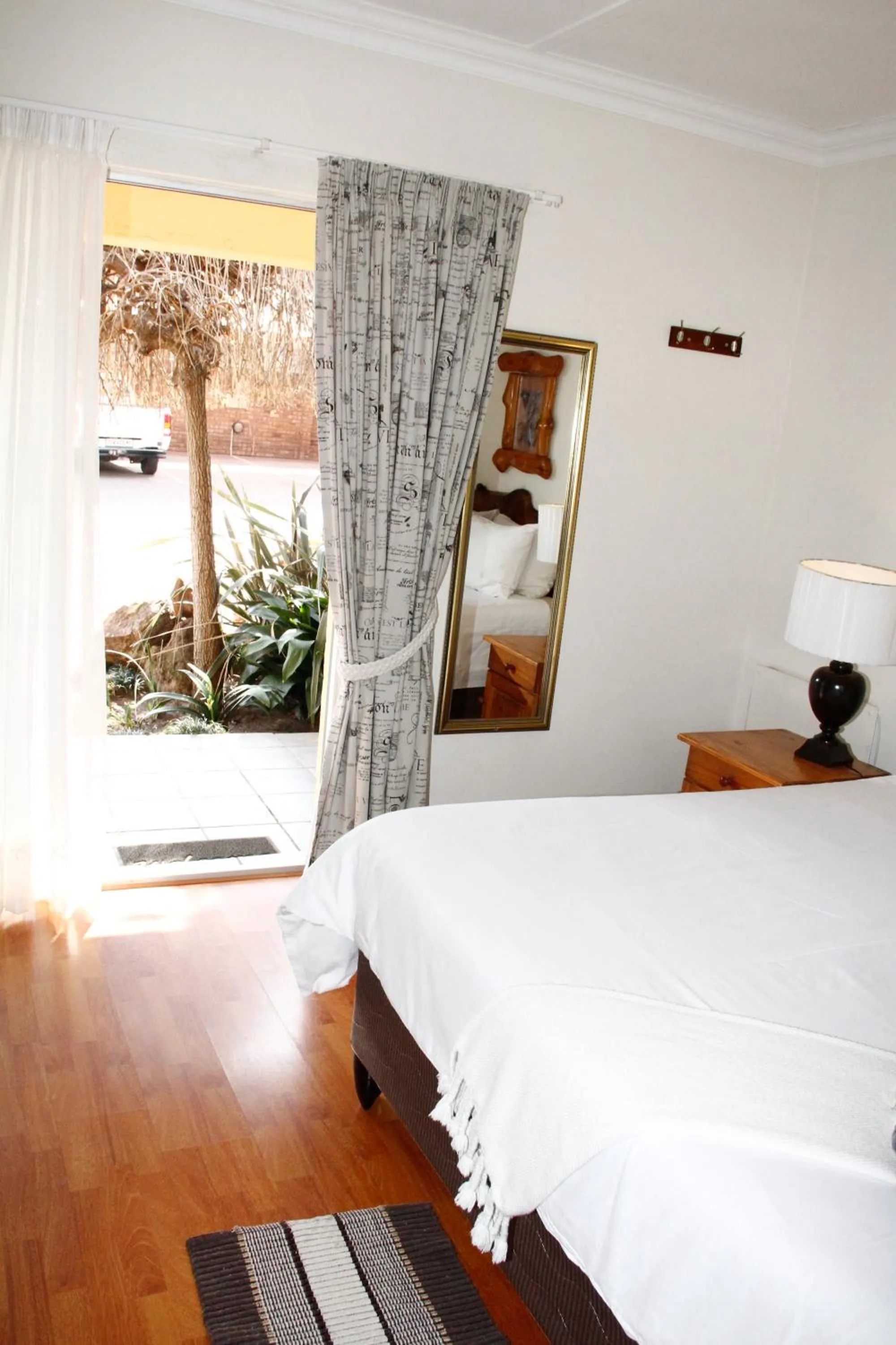 Bed in Kalahari Guest House