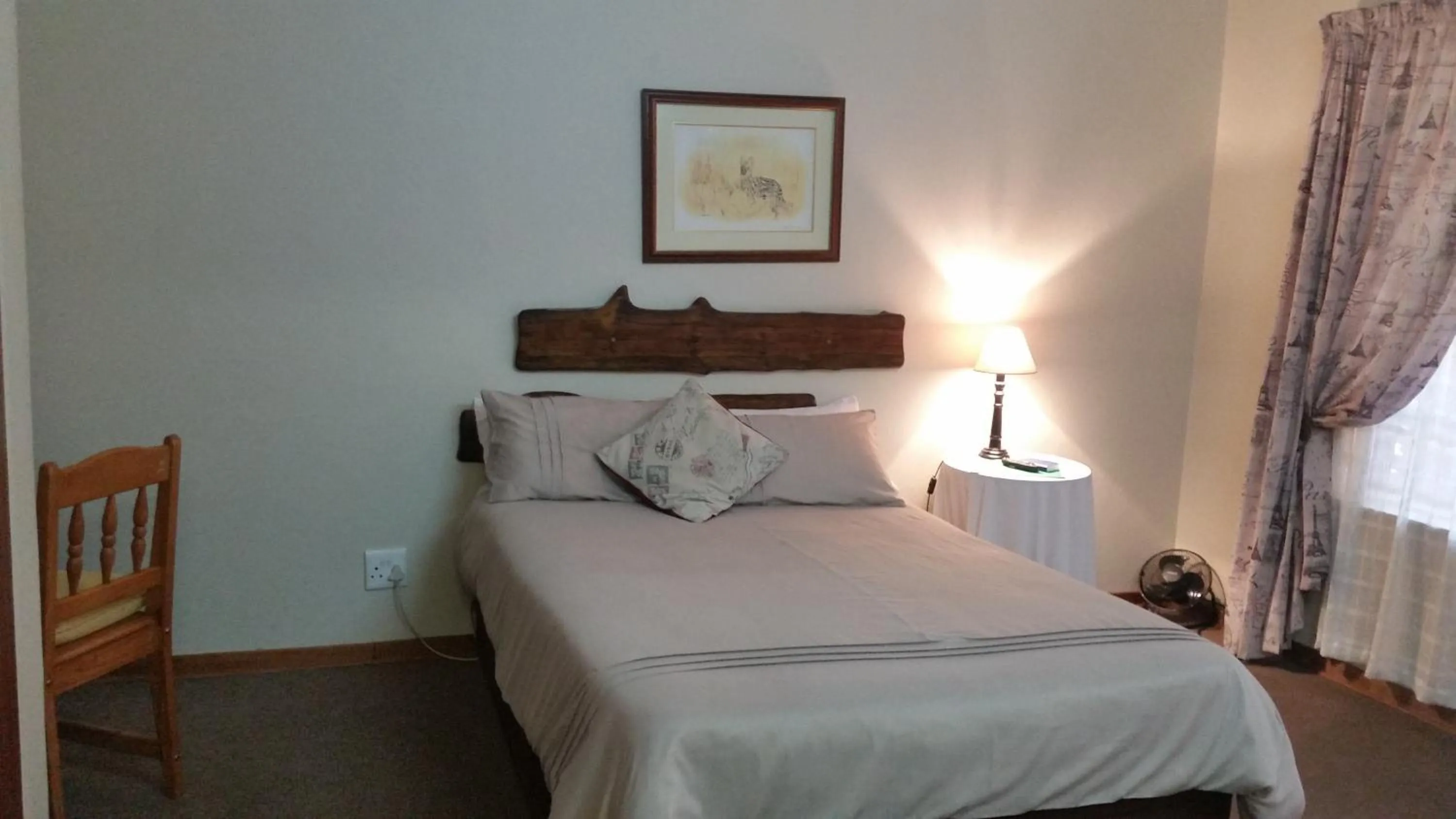 Bed in Kalahari Guest House