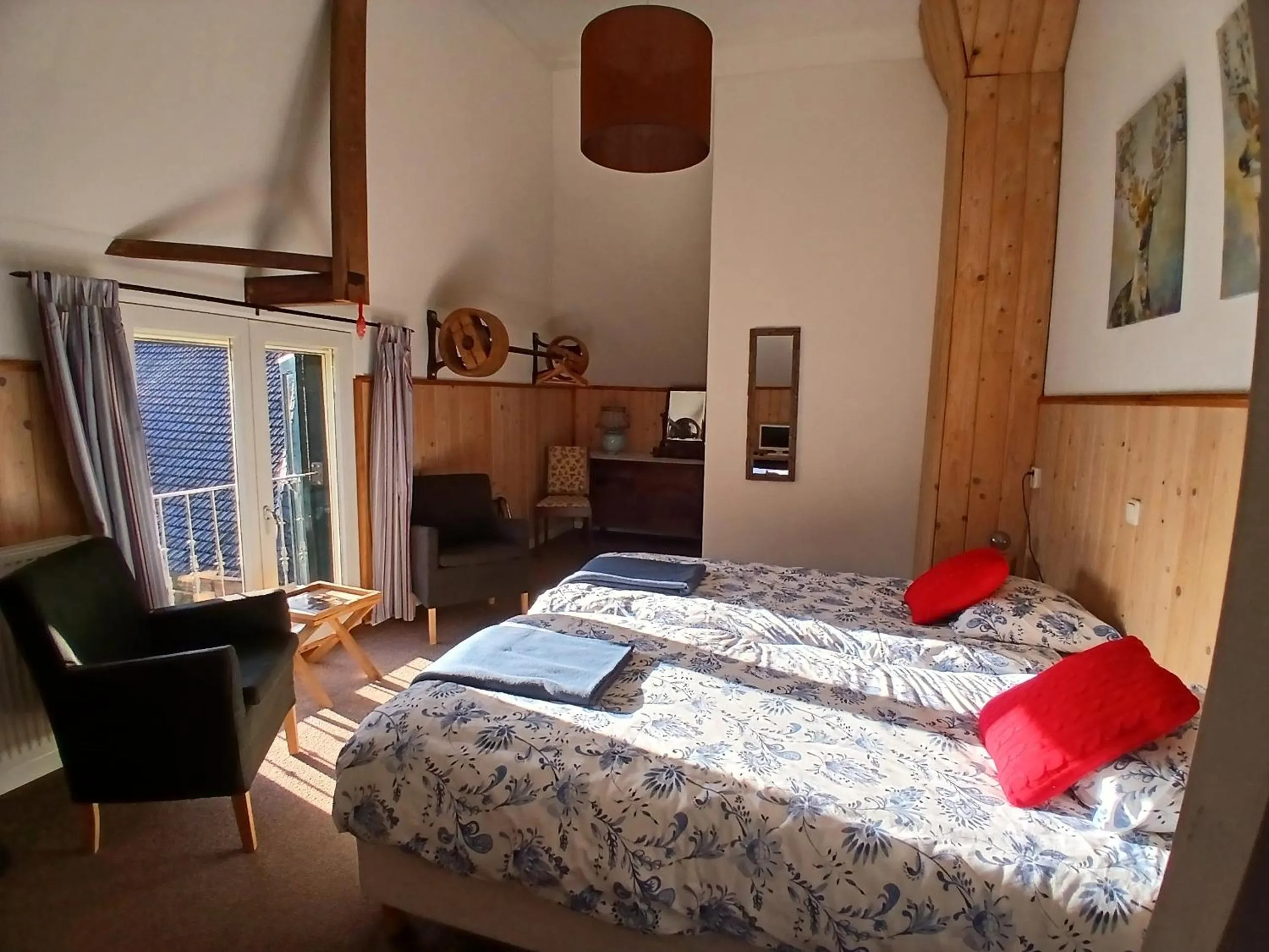 Double Room with Private Bathroom and View - single occupancy in Hoeve Op Vollenhof