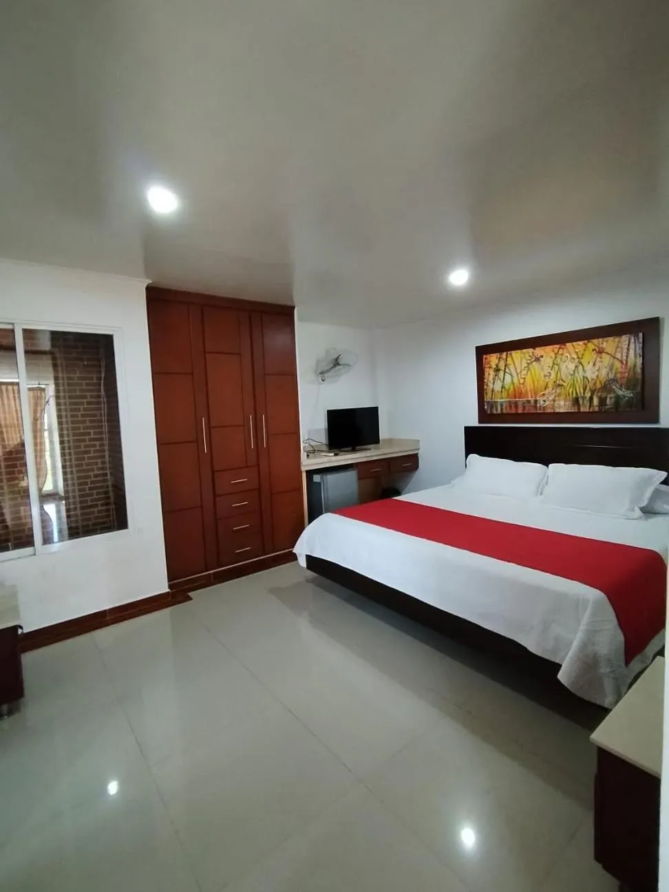 Bedroom, Bed in Hotel El Bosque Valledupar