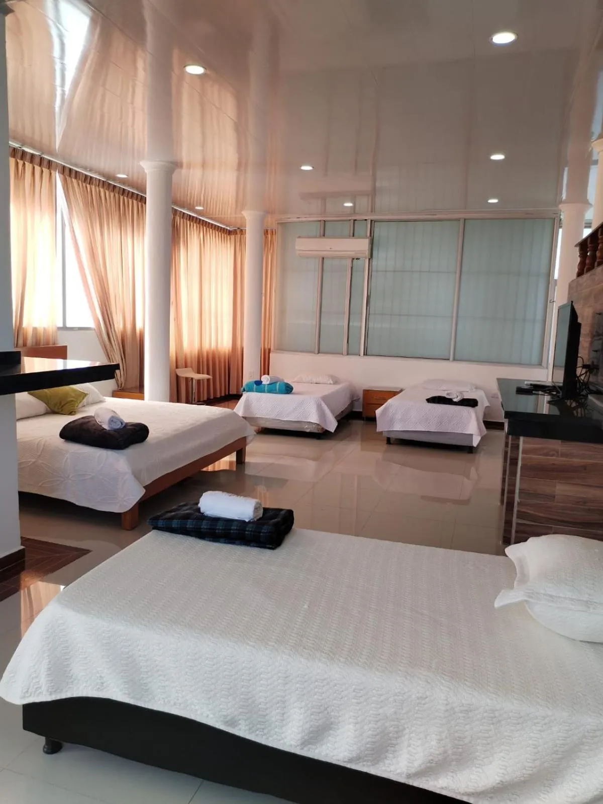 Bedroom, Bed in Hotel El Bosque Valledupar