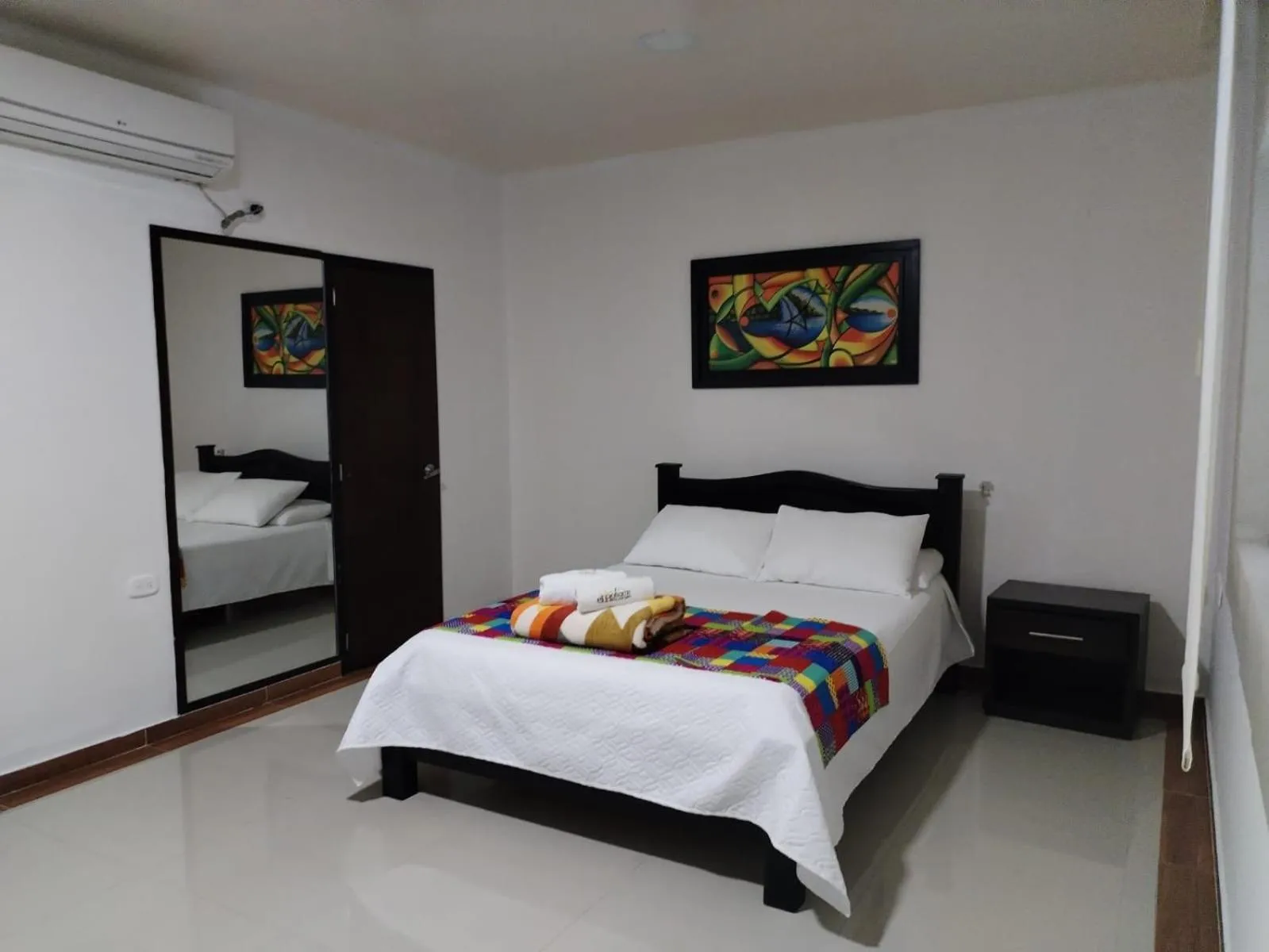 Bedroom, Bed in Hotel El Bosque Valledupar