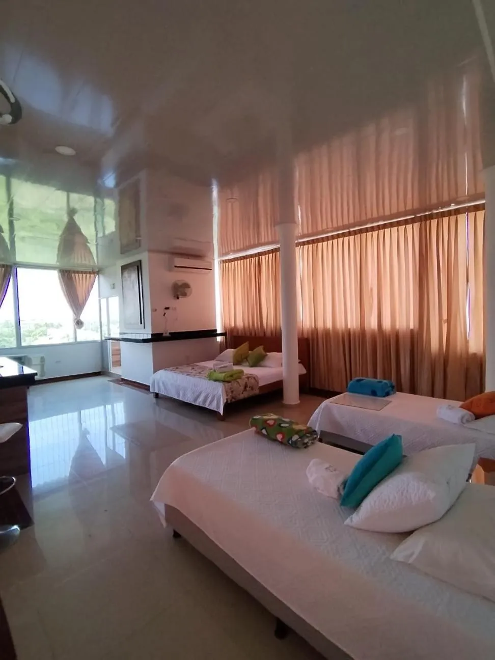 Bedroom, Bed in Hotel El Bosque Valledupar