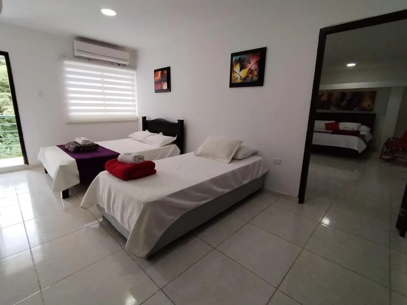 Bedroom, Bed in Hotel El Bosque Valledupar