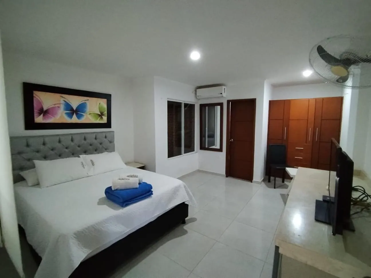 Bedroom, Bed in Hotel El Bosque Valledupar