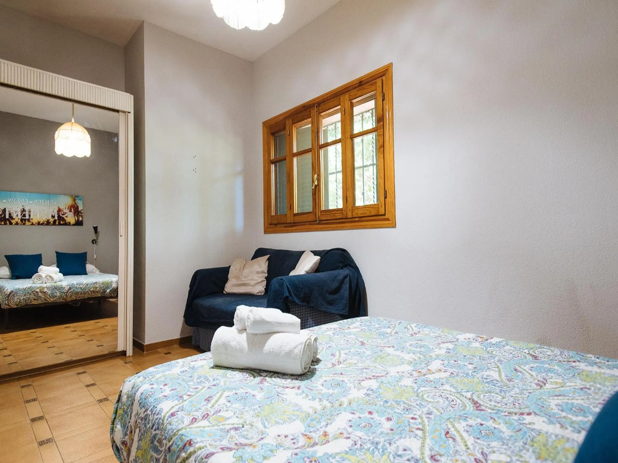 Bed in Divi Apartments Villa Reyes