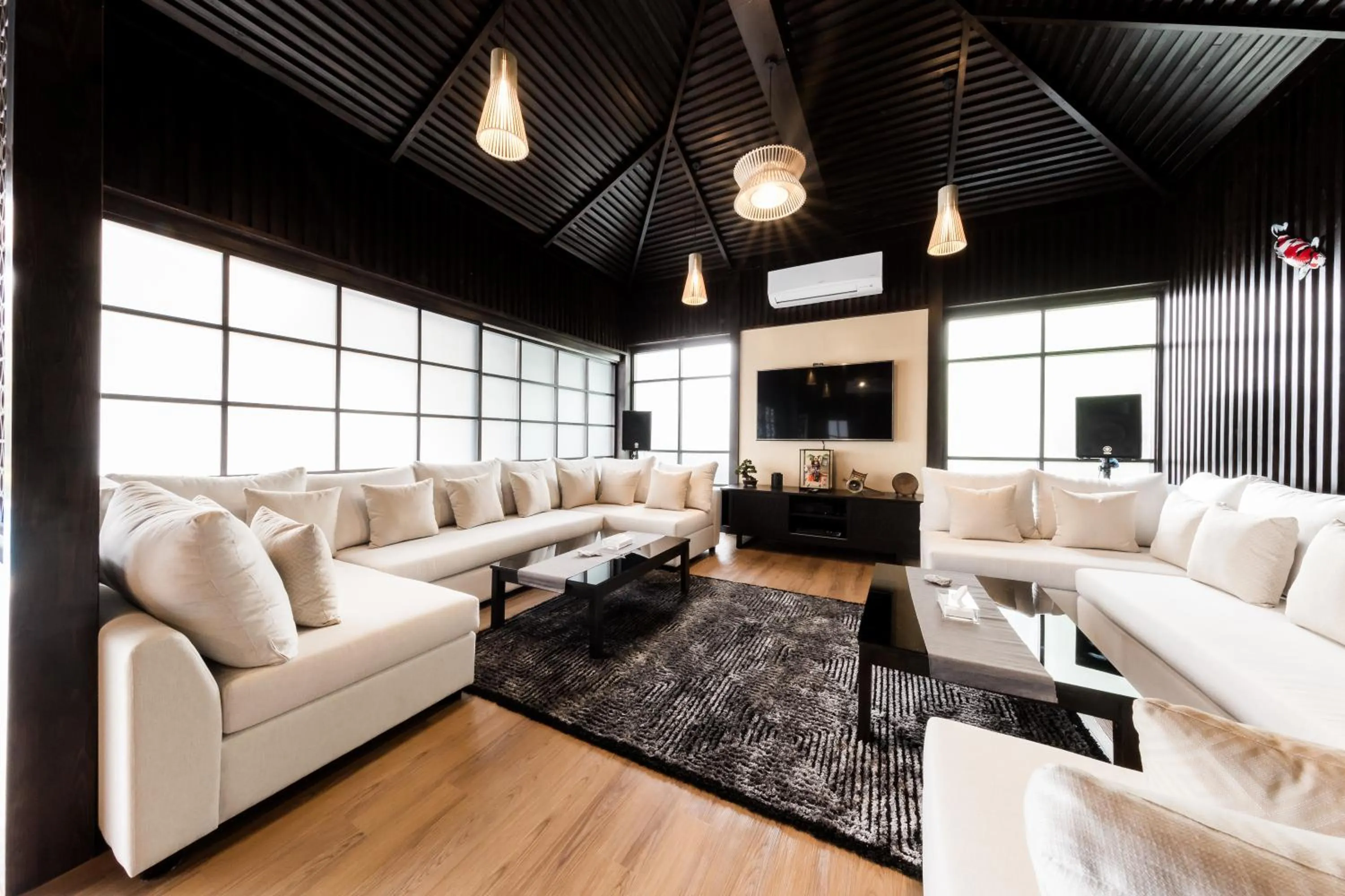 Living room in Zen Villa Khao Yai