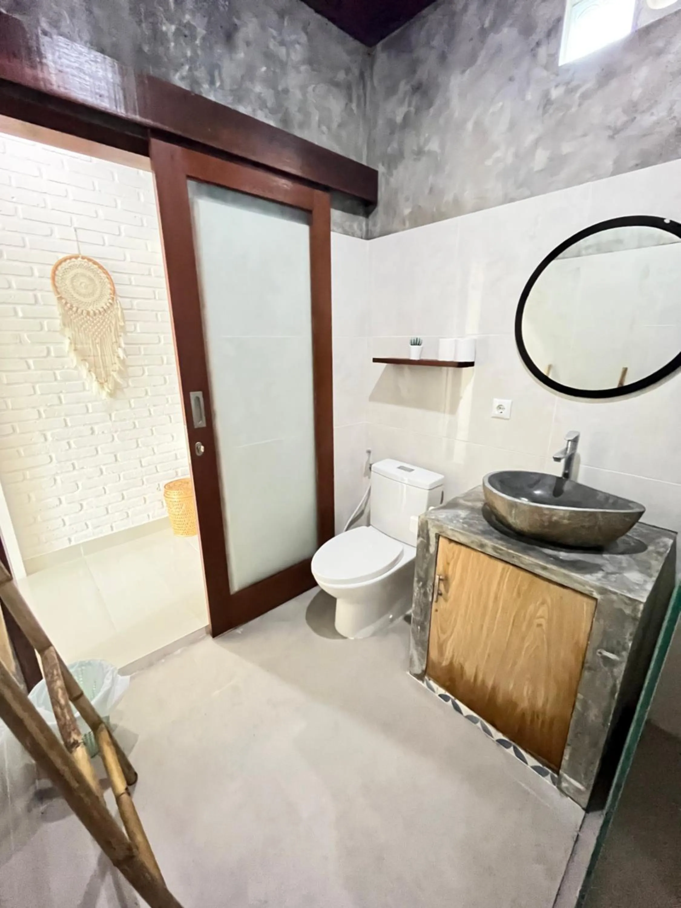 Bathroom, Bed in Lemon Guest House