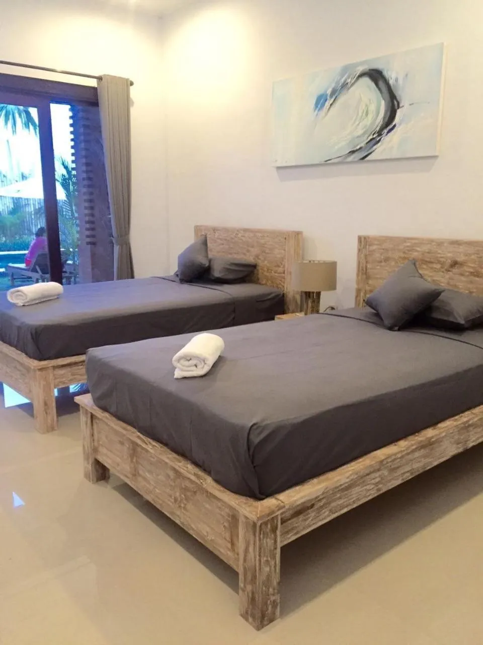 Bed in Lemon Guest House