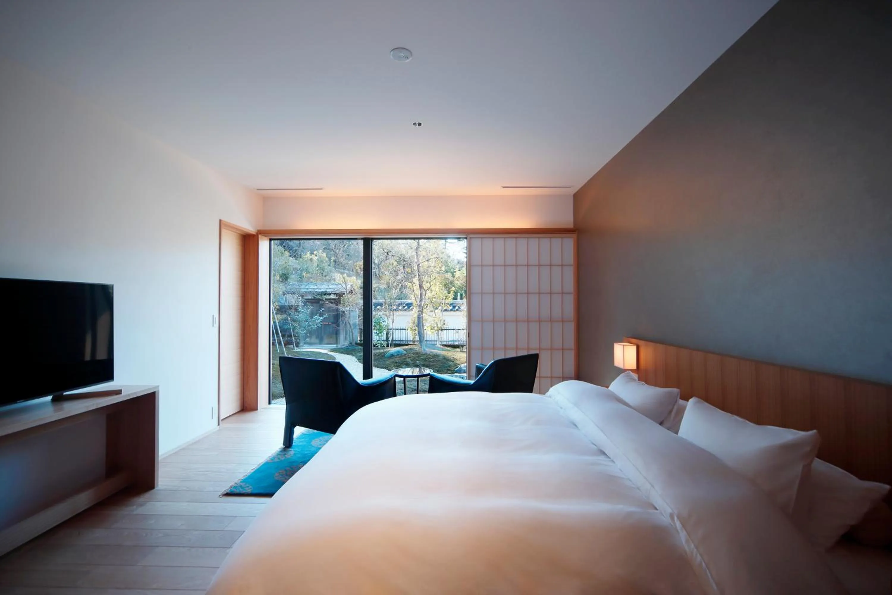 Bedroom, Bed in Aoi Suites at Nanzenji Modern & Traditional Japanese Style