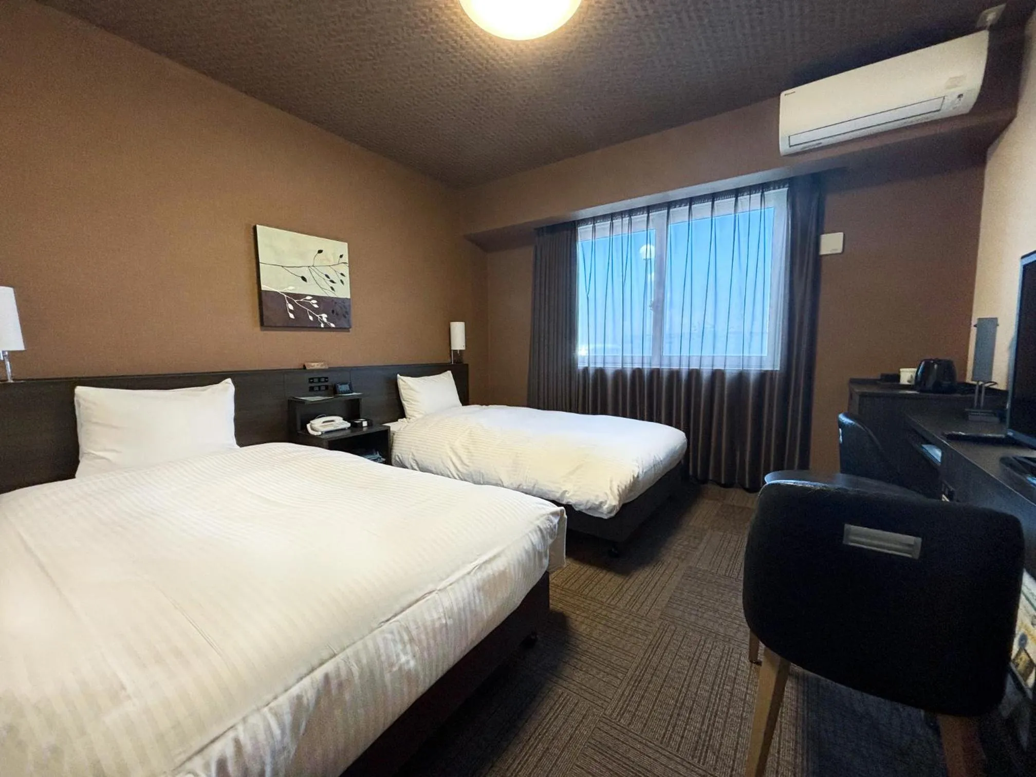 Photo of the whole room, Bed in Hotel Route Inn Osaka Izumi -Kishiwada Izumi Inter-
