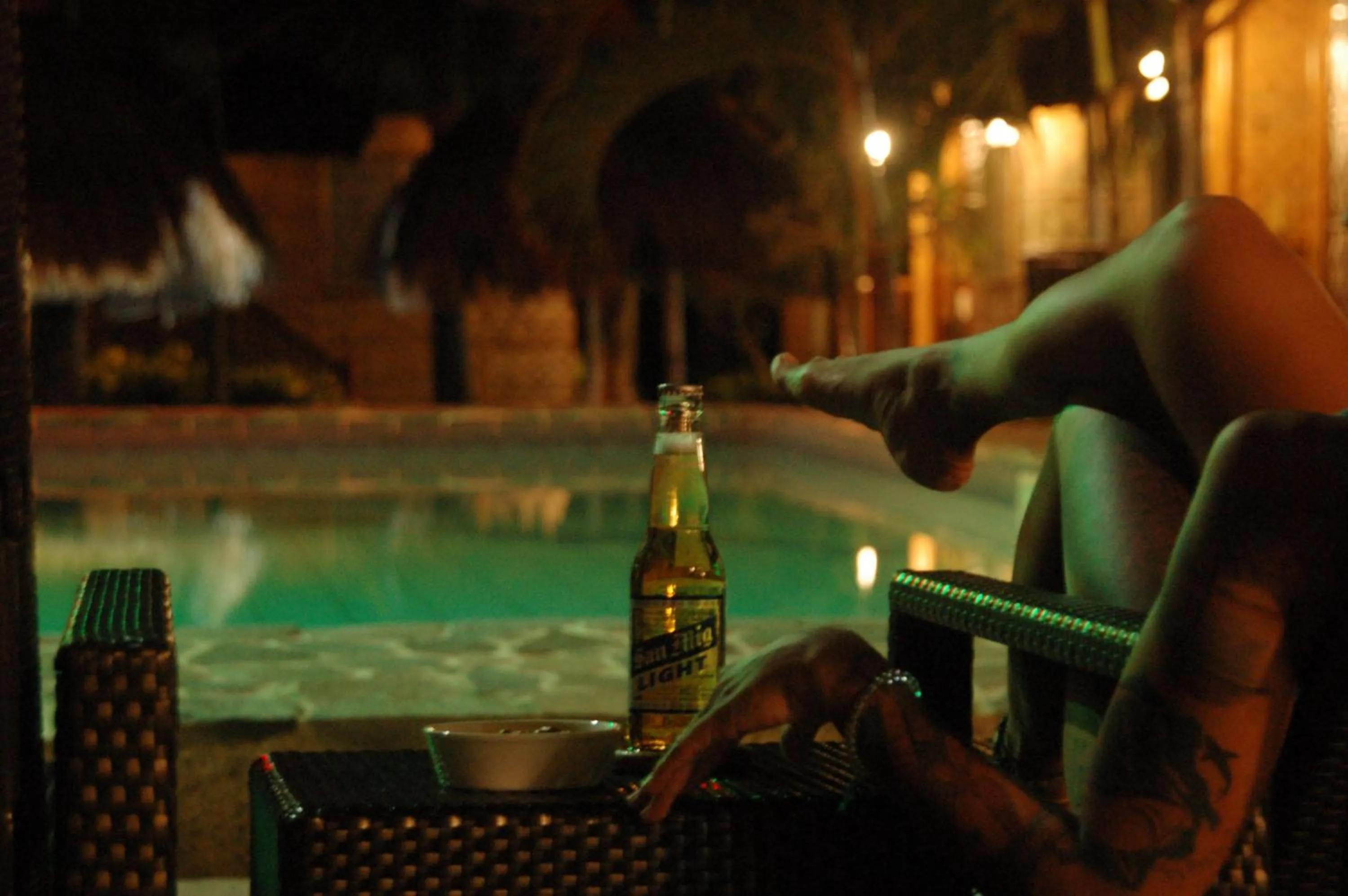Patio in Island Tiki Paradise Resort