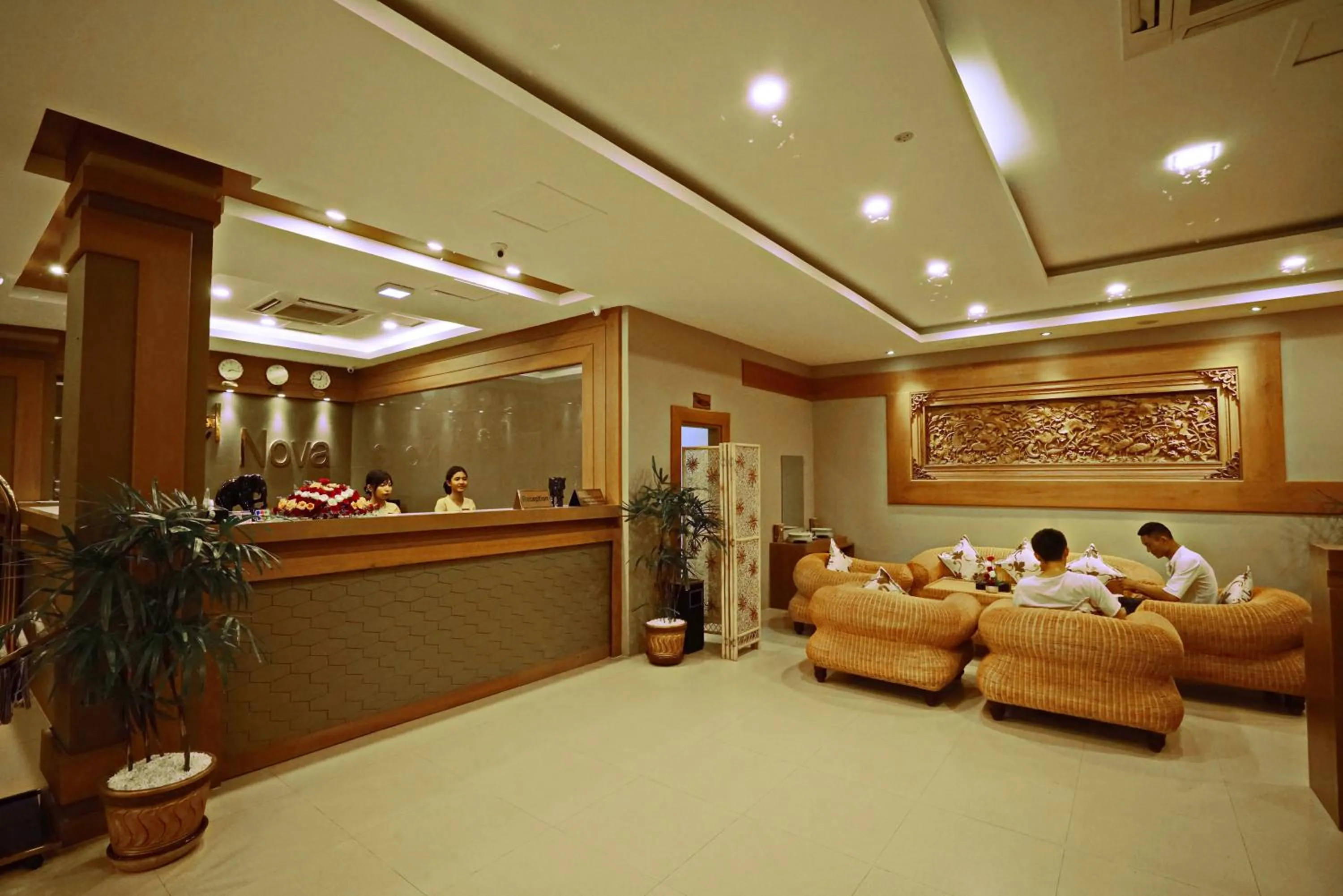 Lobby or reception in The Hotel Nova