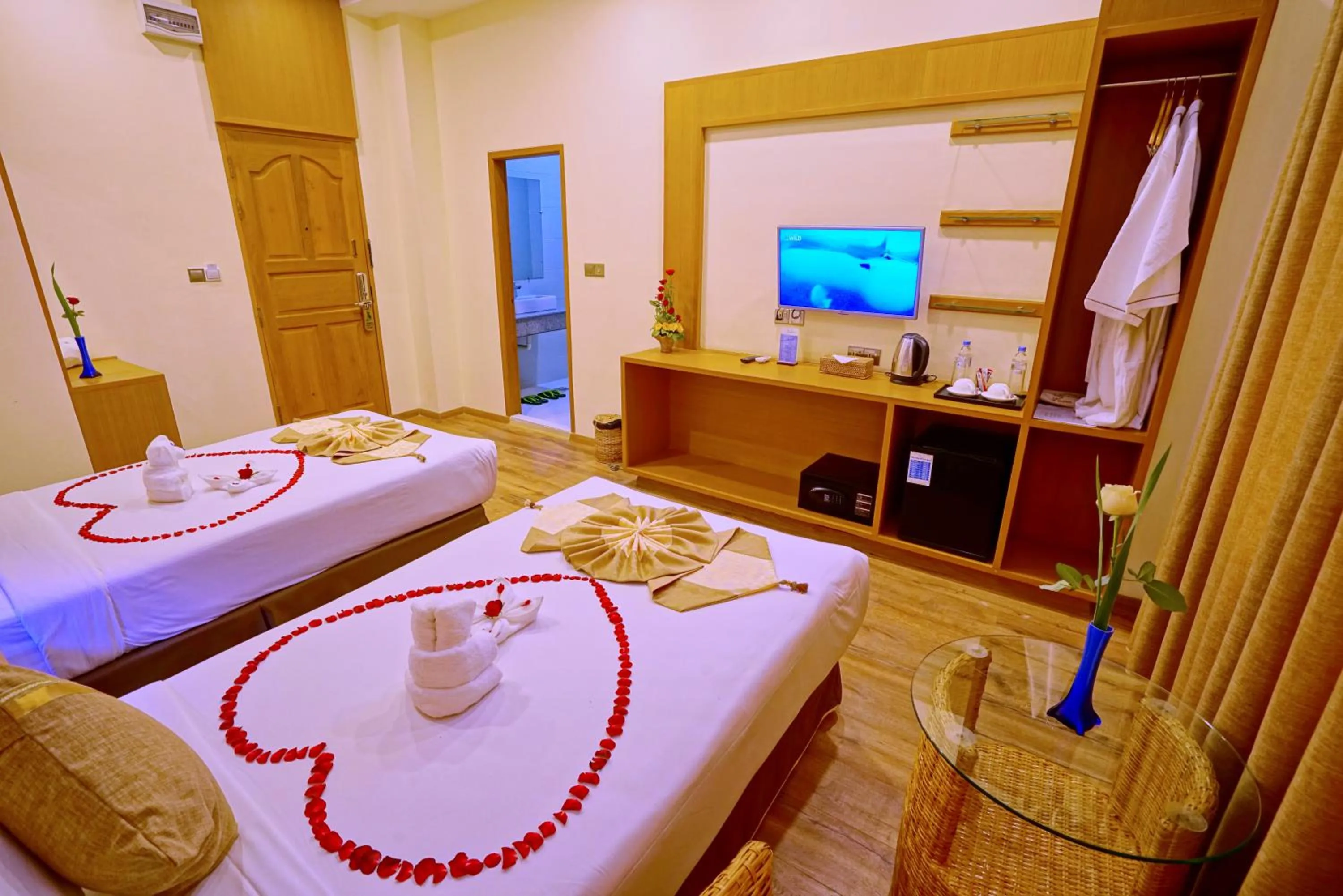 Decorative detail, Bed in The Hotel Nova