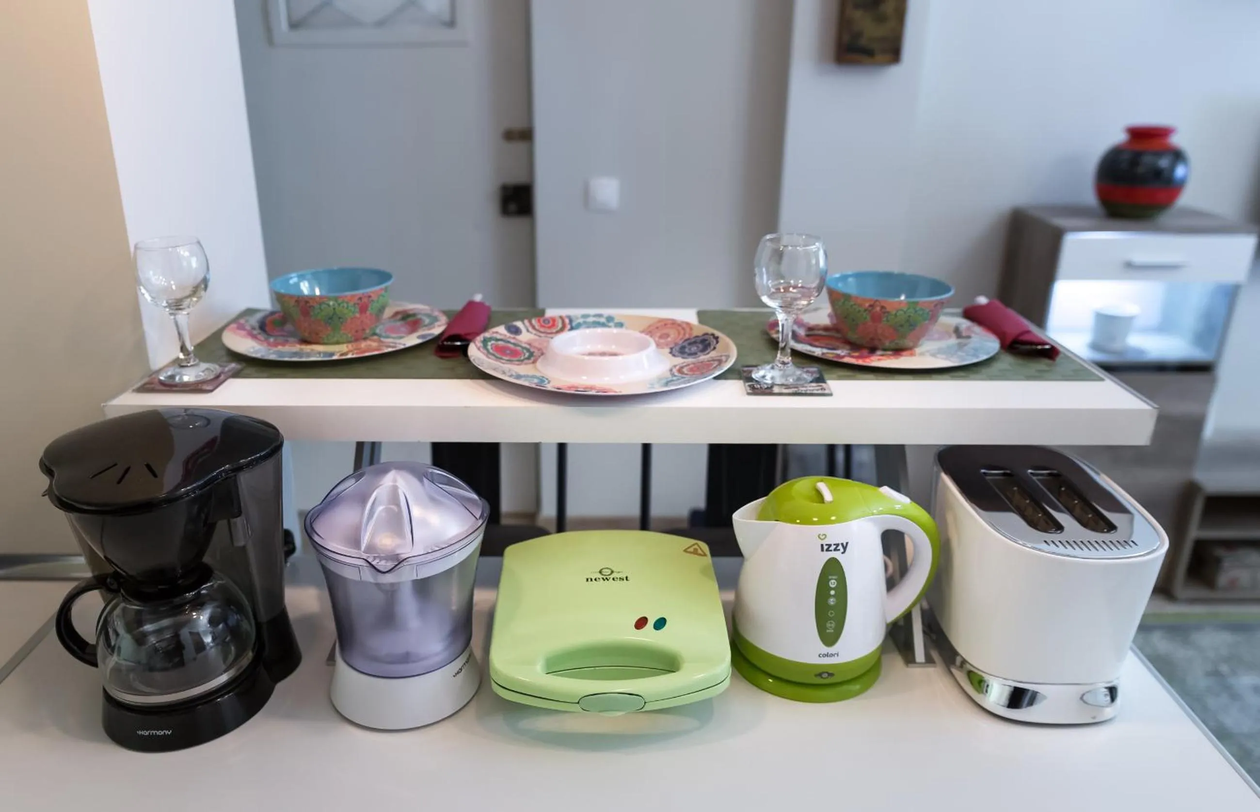 Kitchen or kitchenette in Vintage Apartment in the Heart of Plaka