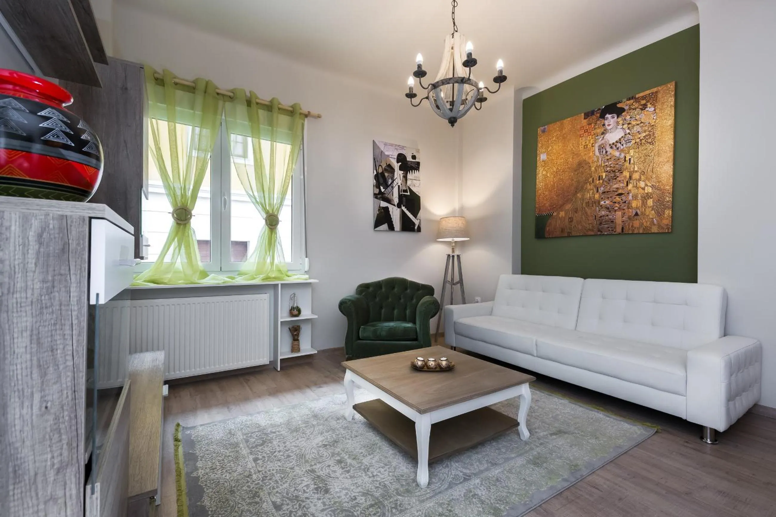 Living room in Vintage Apartment in the Heart of Plaka