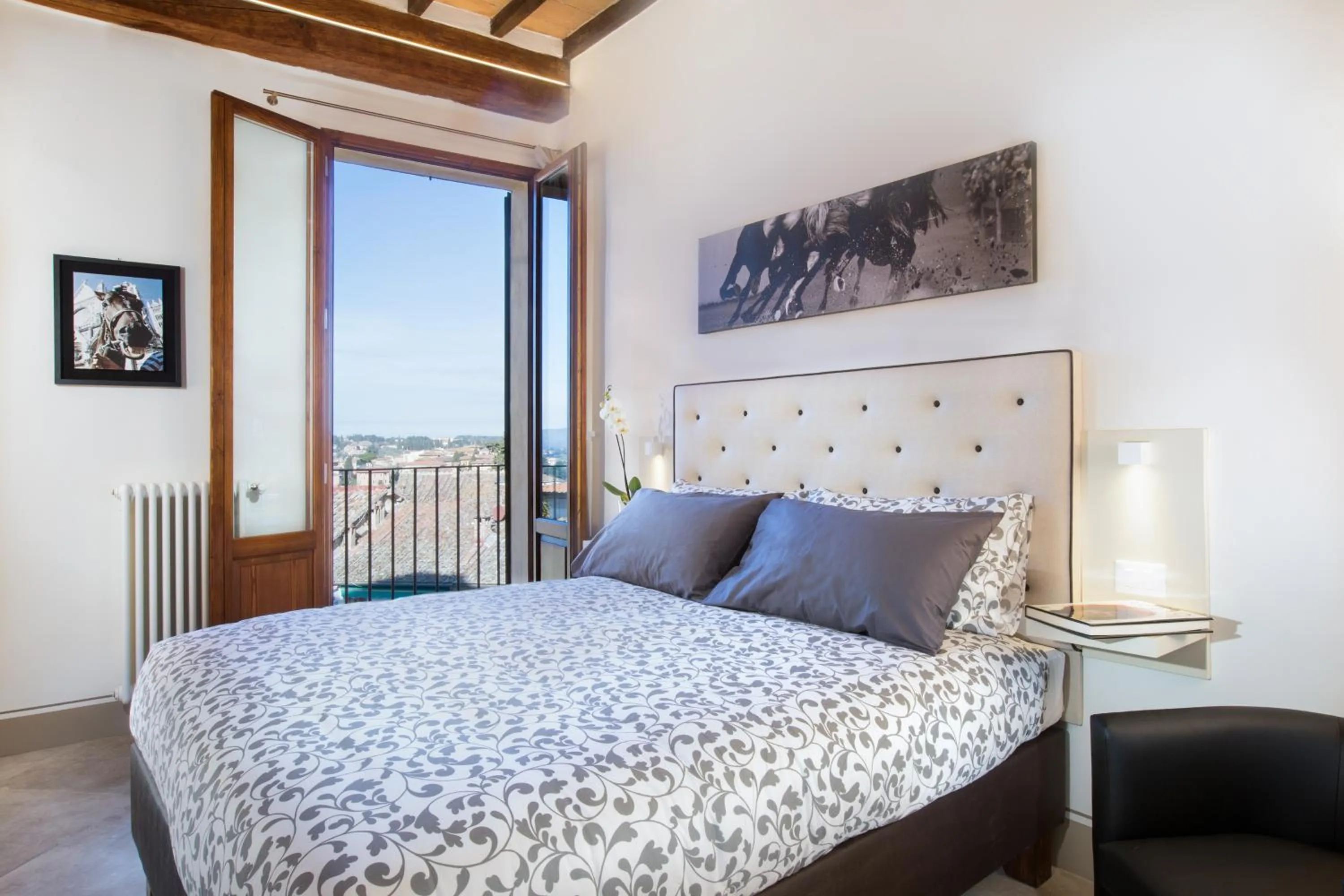 Balcony/Terrace, Bed in B&B il Barbero