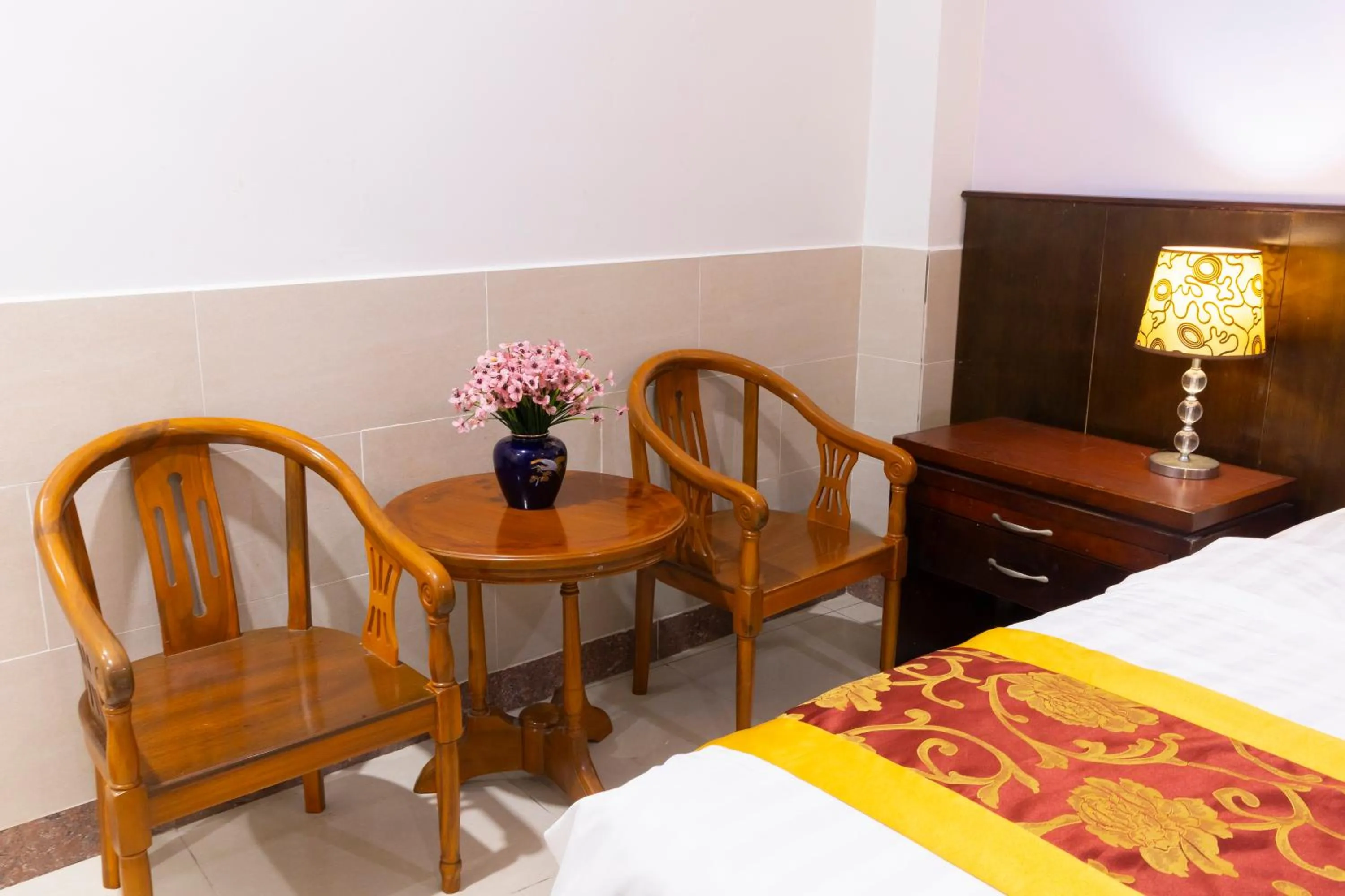 Bed in Hoang Anh Star Boutique Hotel