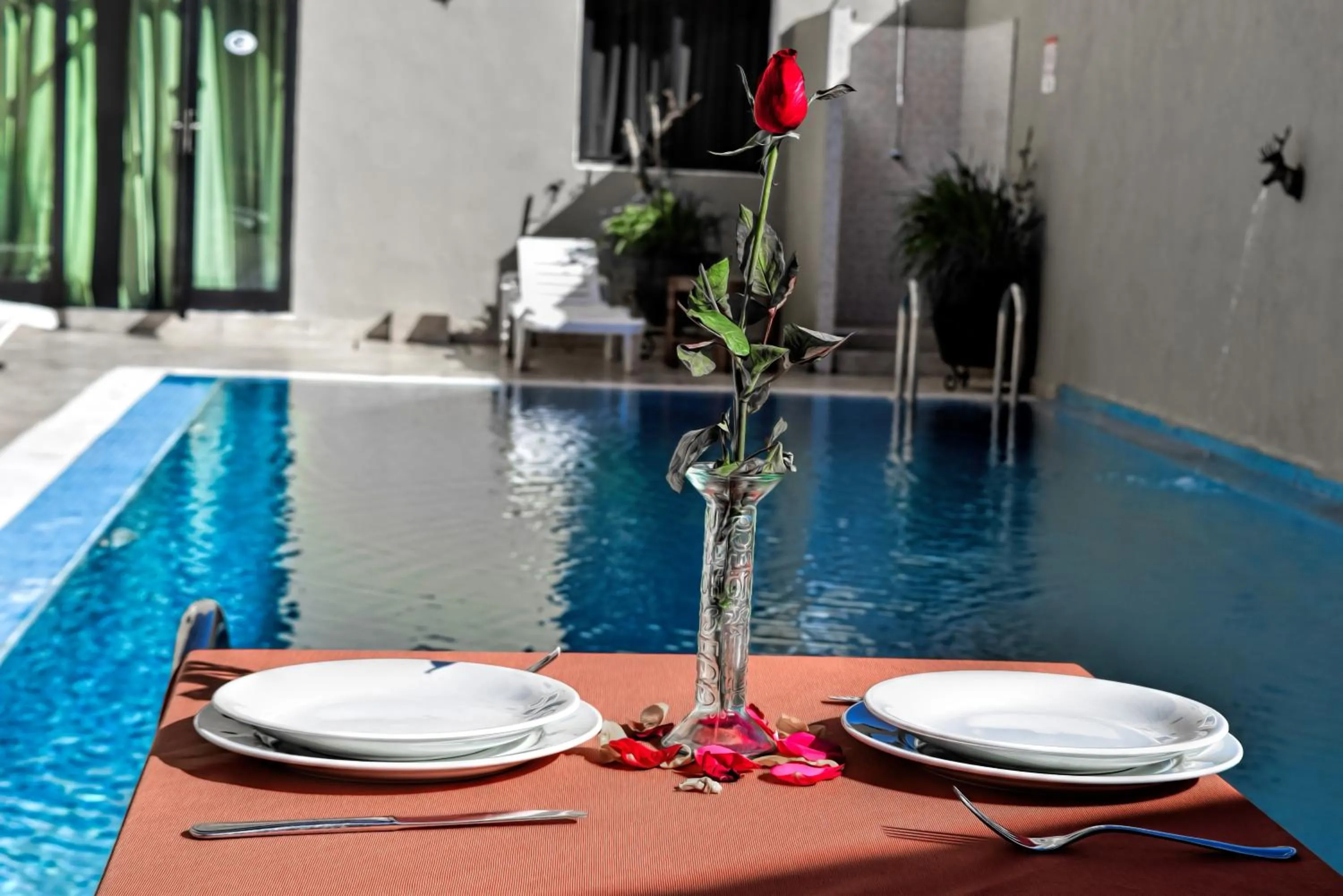 Swimming pool in Rose Valley Hotel