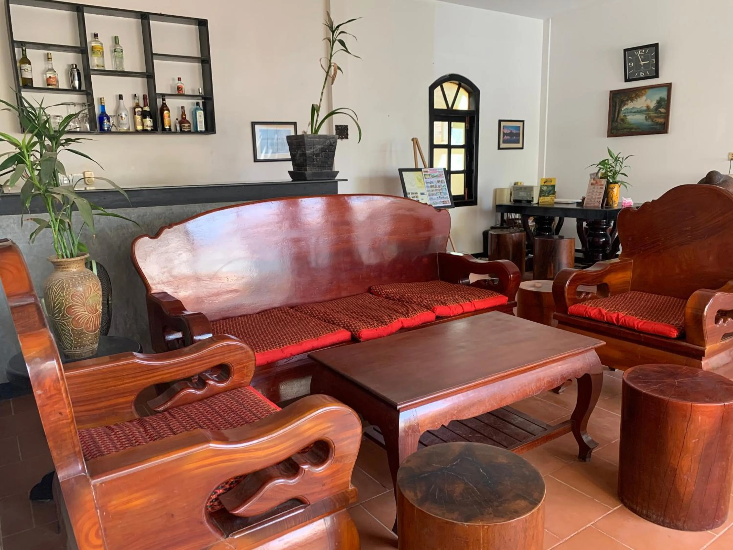 Seating area in Private Boutique Home with Pool, The Fin Angkor Boutique