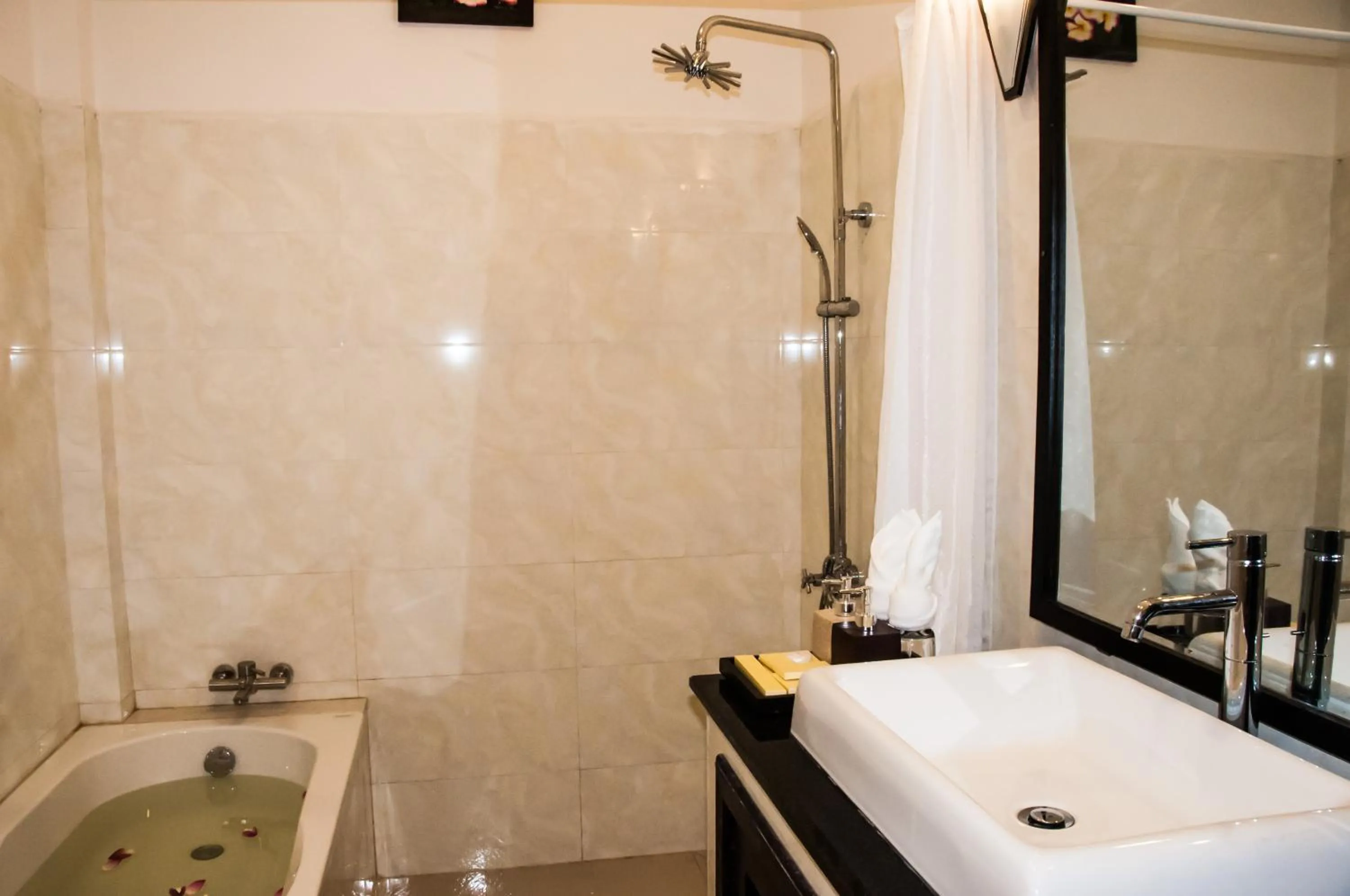 Bathroom in Private Boutique Home with Pool, The Fin Angkor Boutique