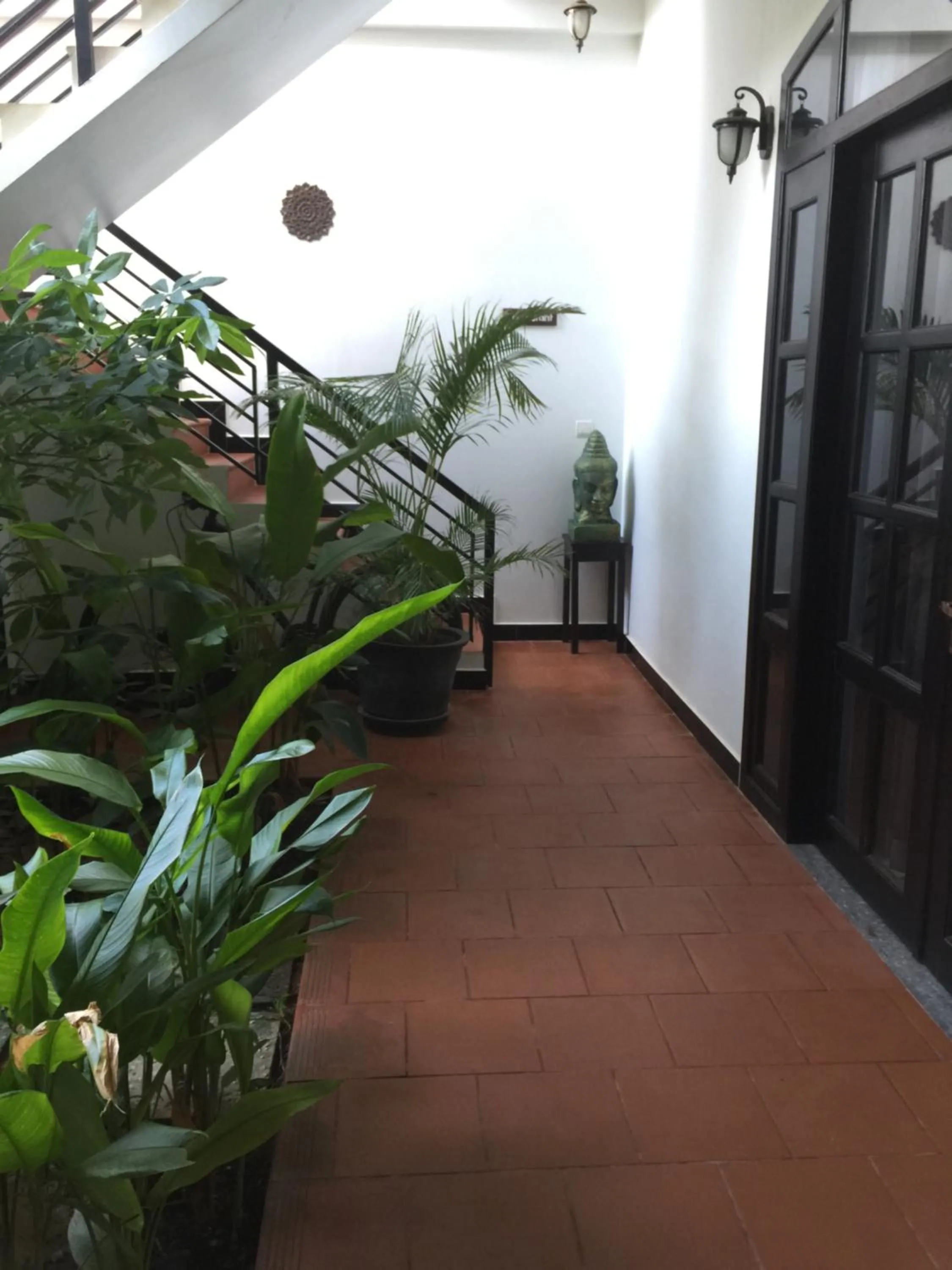 Patio in Private Boutique Home with Pool, The Fin Angkor Boutique