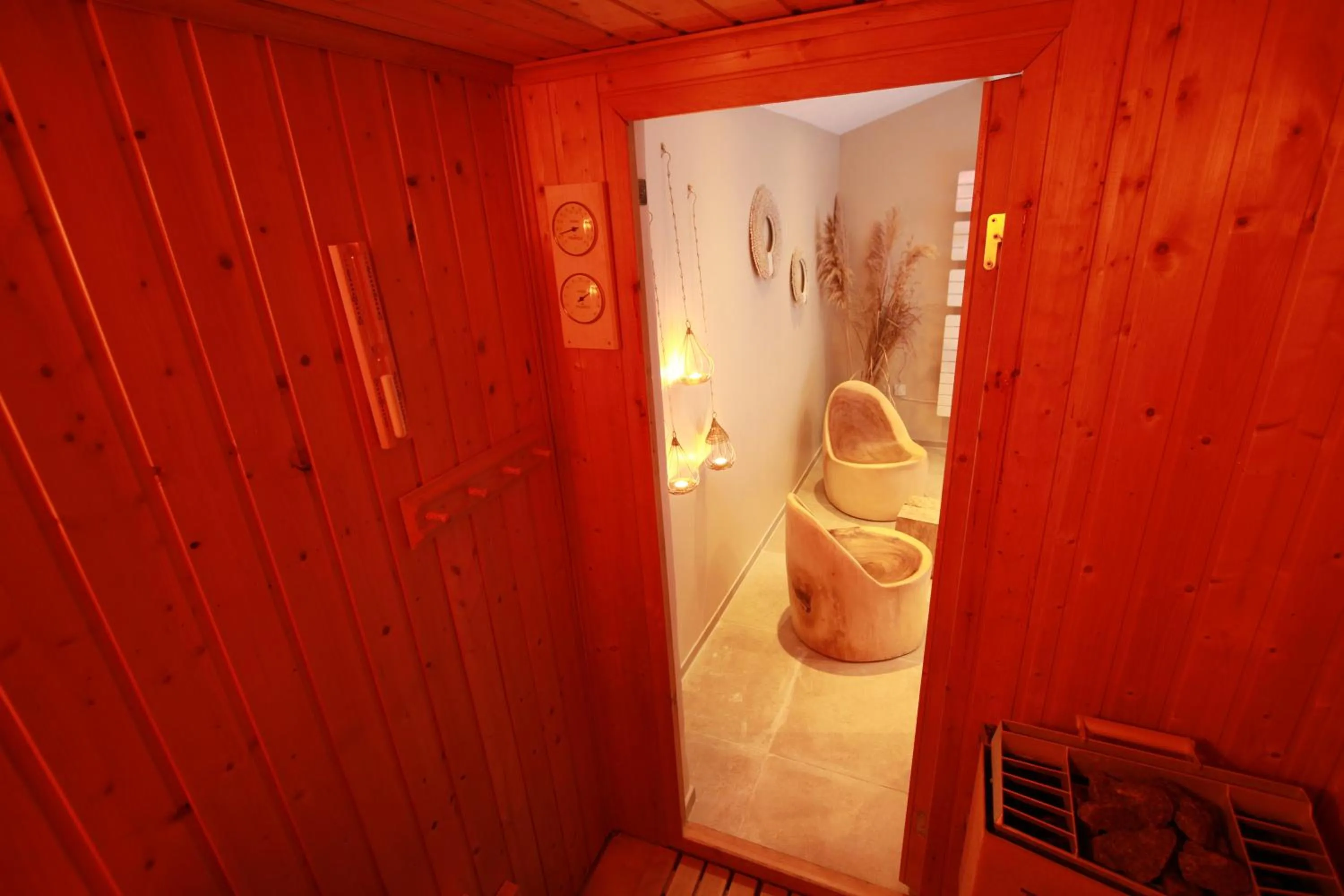 Sauna in La Haute Flourie - bed and breakfast -chambres d'hôtes