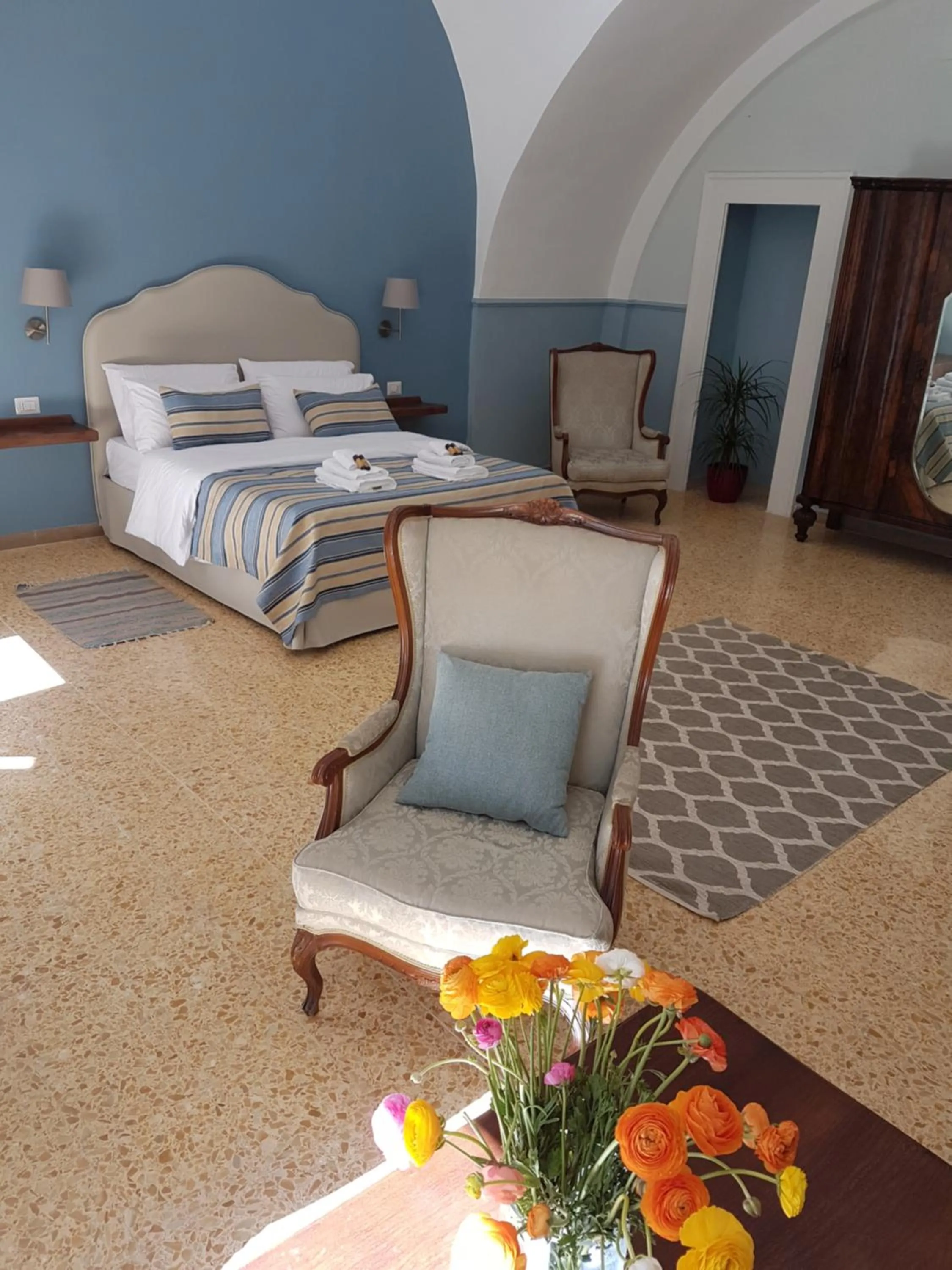Bed in Aragonese Luxury Rooms