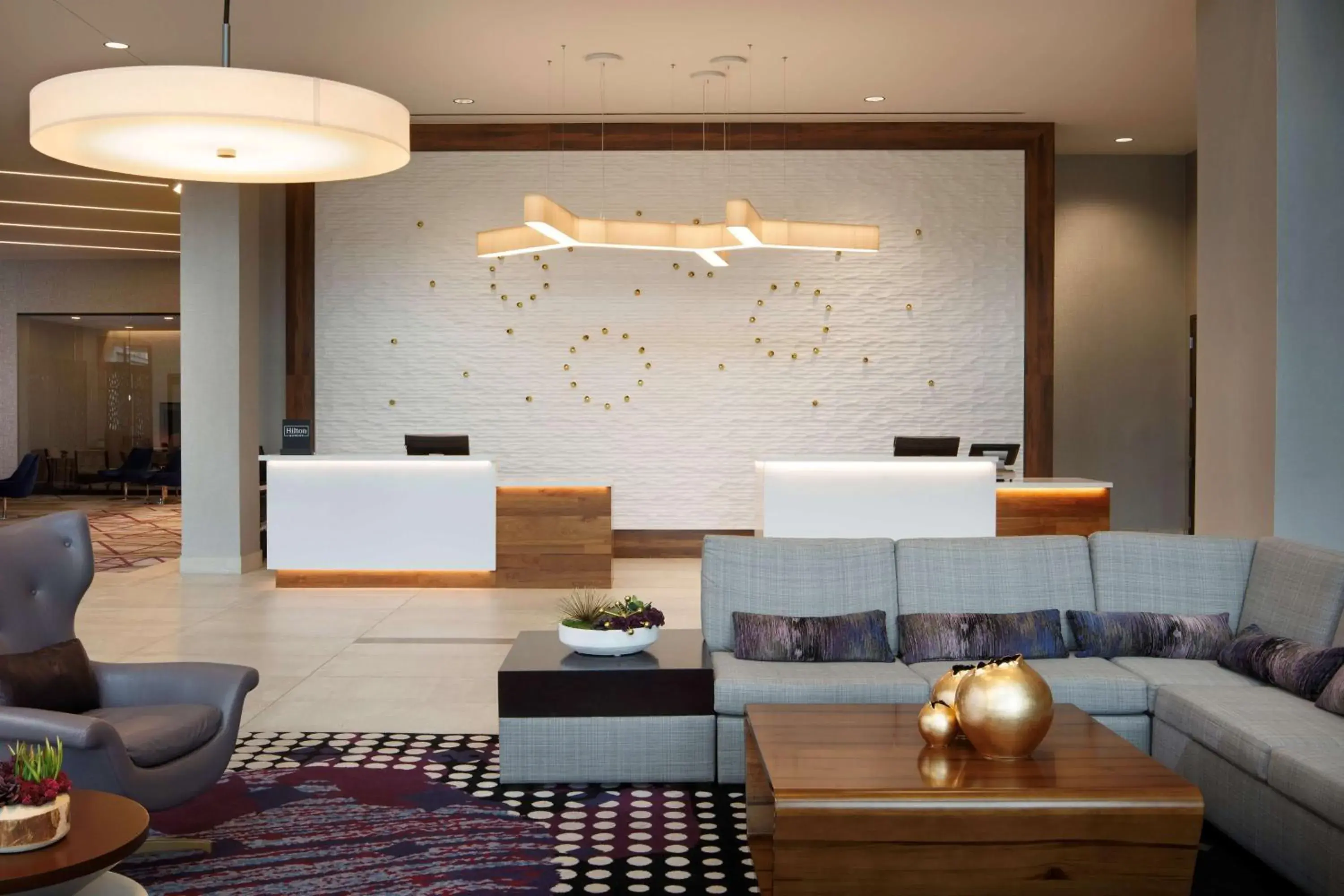 Lobby or reception in Embassy Suites Amarillo Downtown Lobby or reception in Embassy Suites Amarillo Downtown