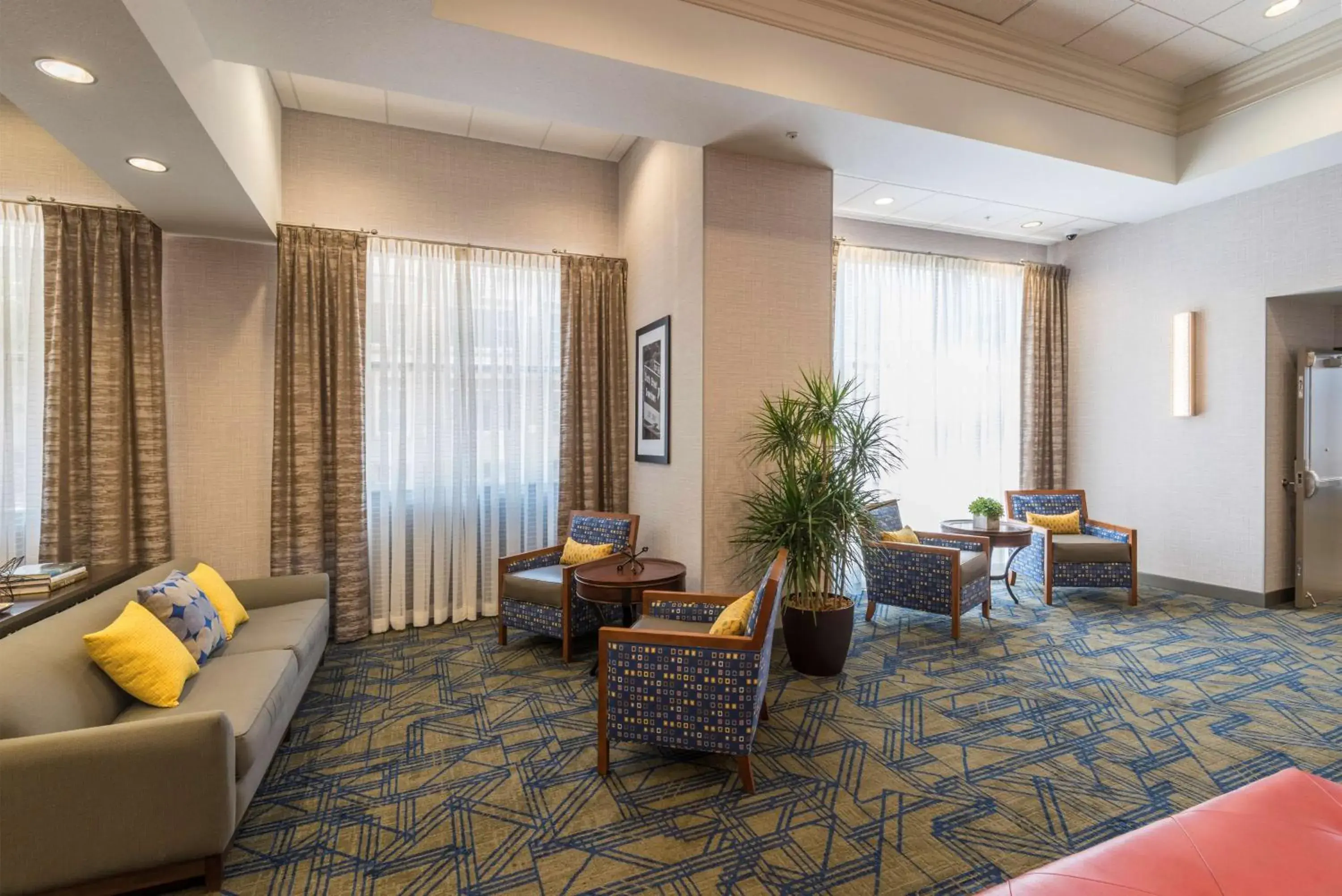 Lobby or reception in Hampton Inn & Suites Tulsa Downtown, Ok Lobby or reception in Hampton Inn & Suites Tulsa Downtown, Ok