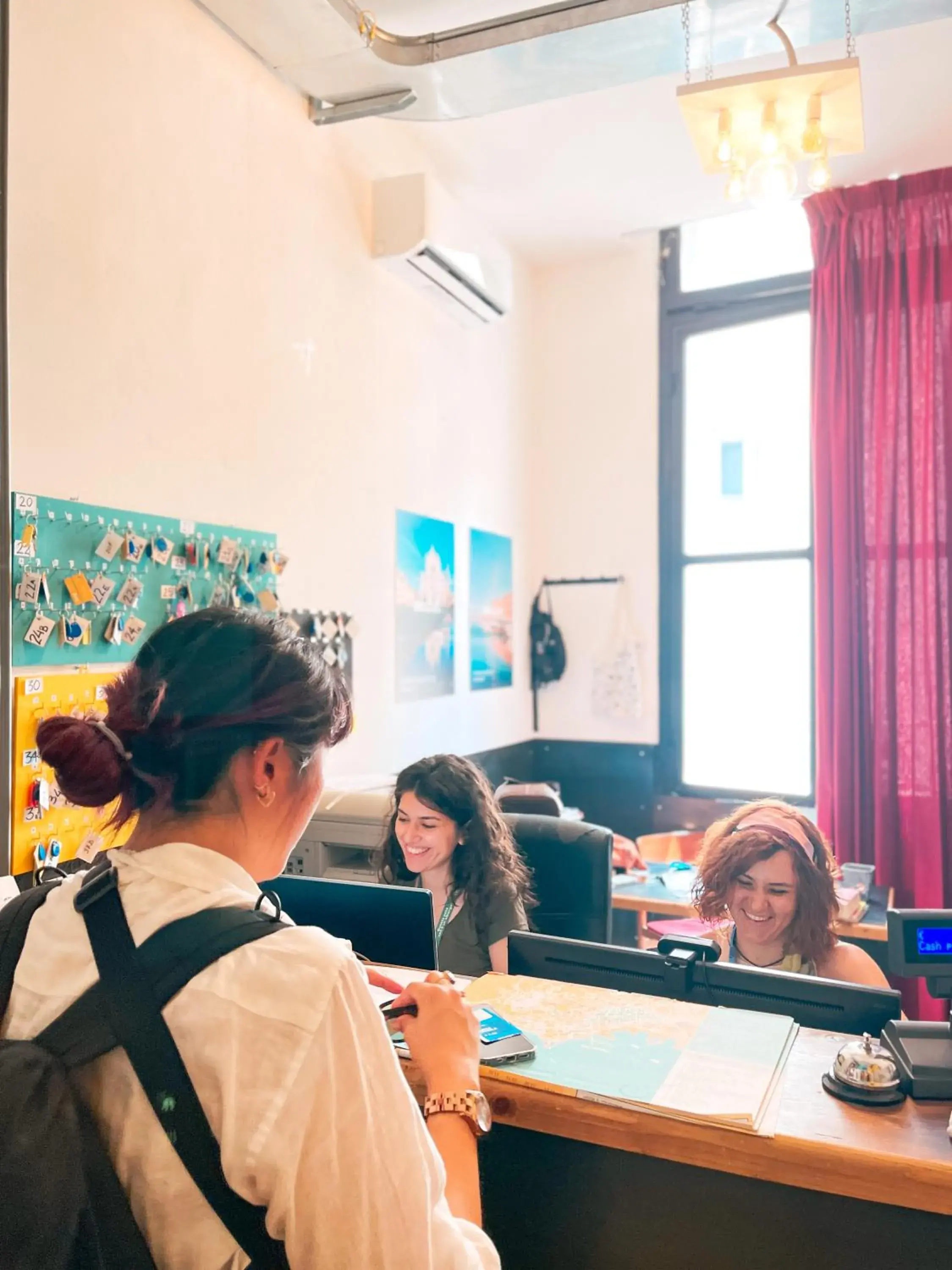 Lobby or reception in Ostello Bello Napoli Lobby or reception in Ostello Bello Napoli