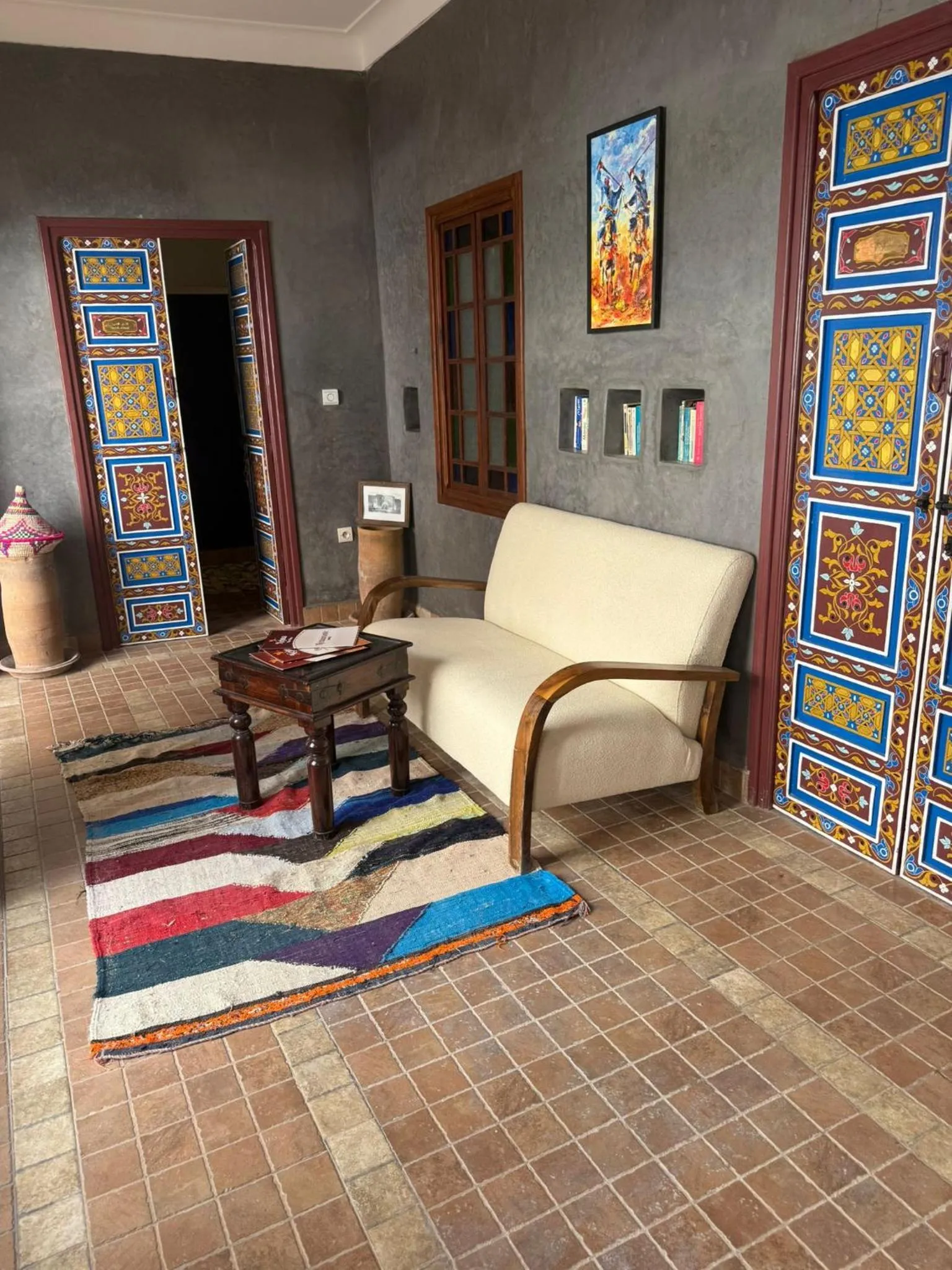 Living room in Riad Dihya