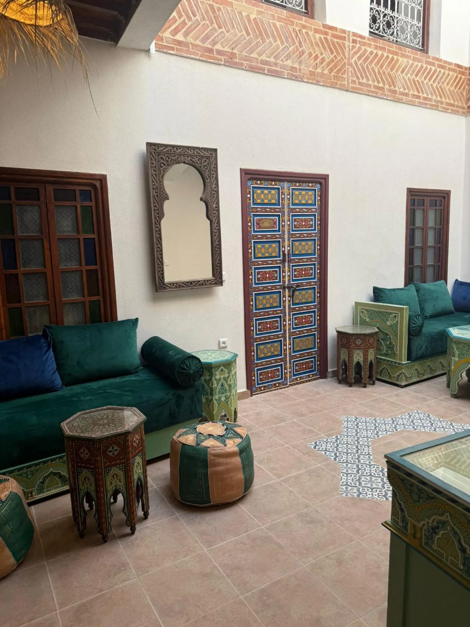 Living room in Riad Dihya