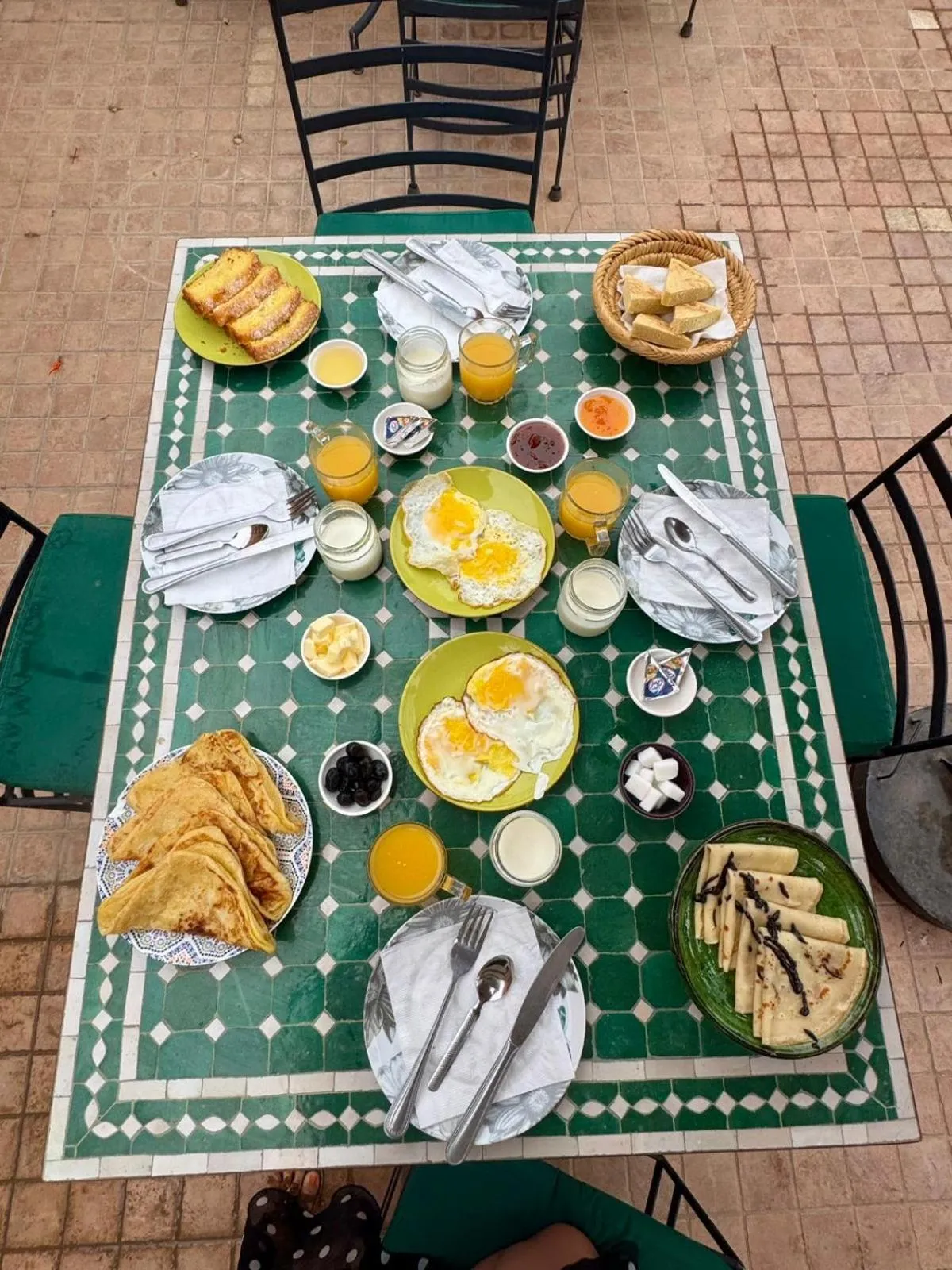 Food and drinks in Riad Dihya