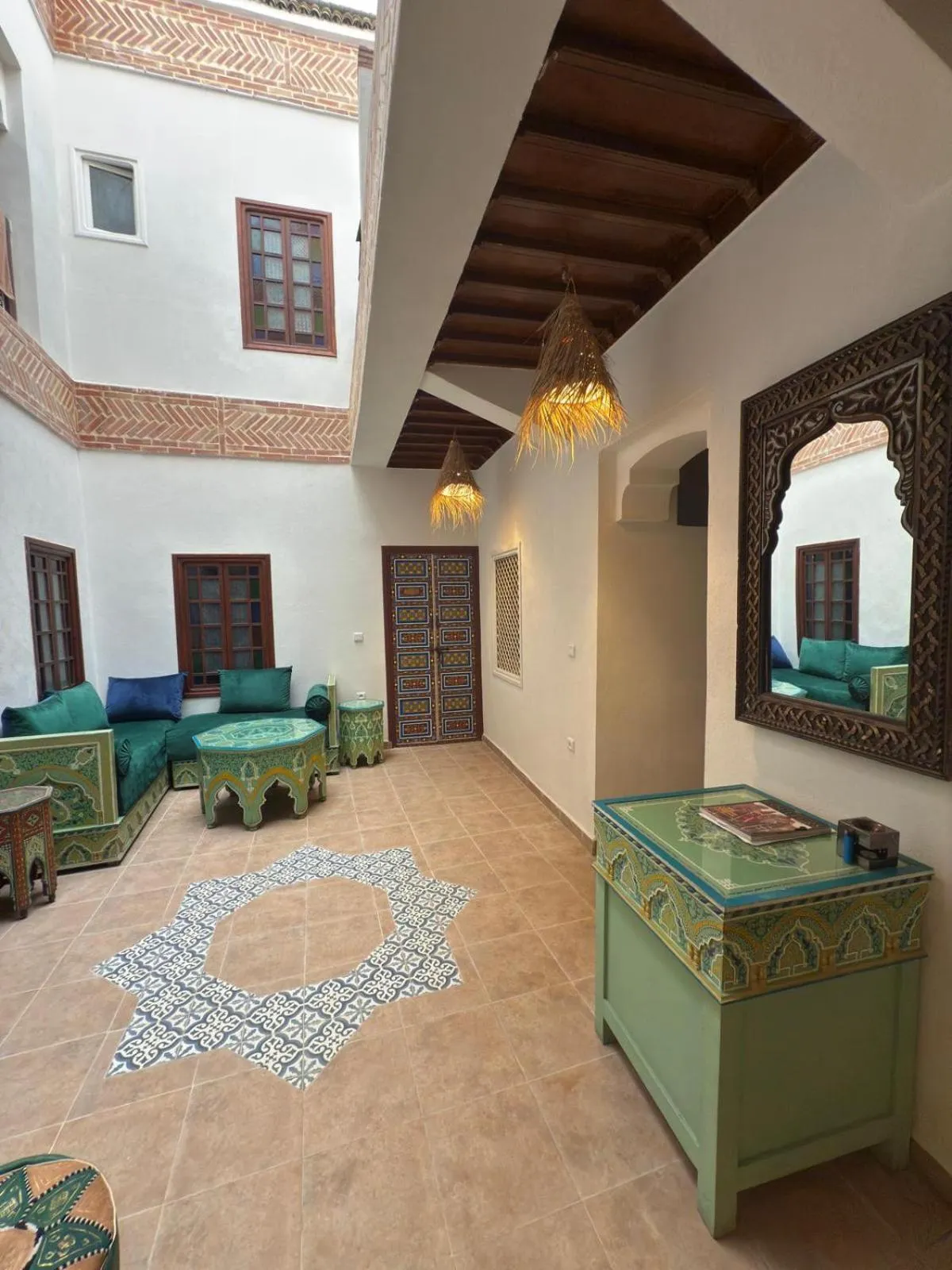 Living room in Riad Dihya