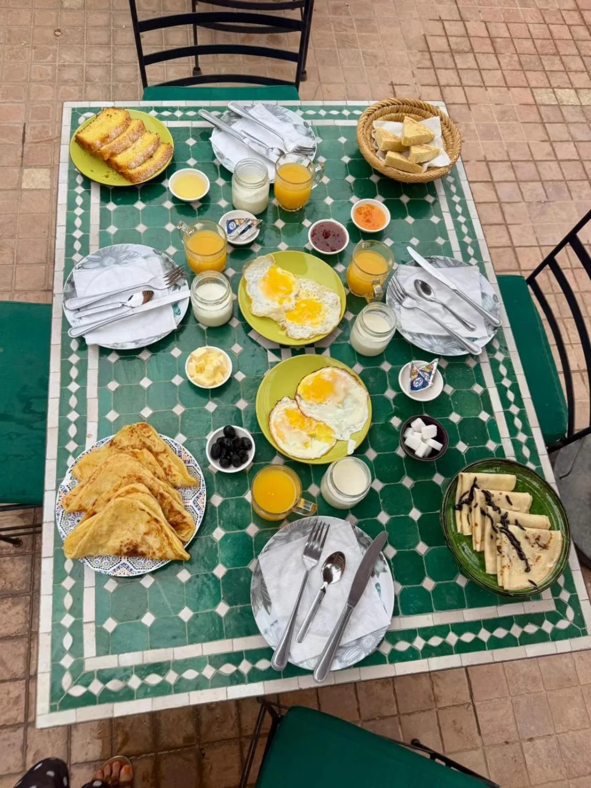 Food and drinks in Riad Dihya