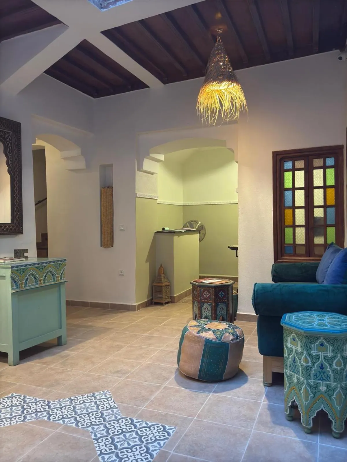 Living room in Riad Dihya