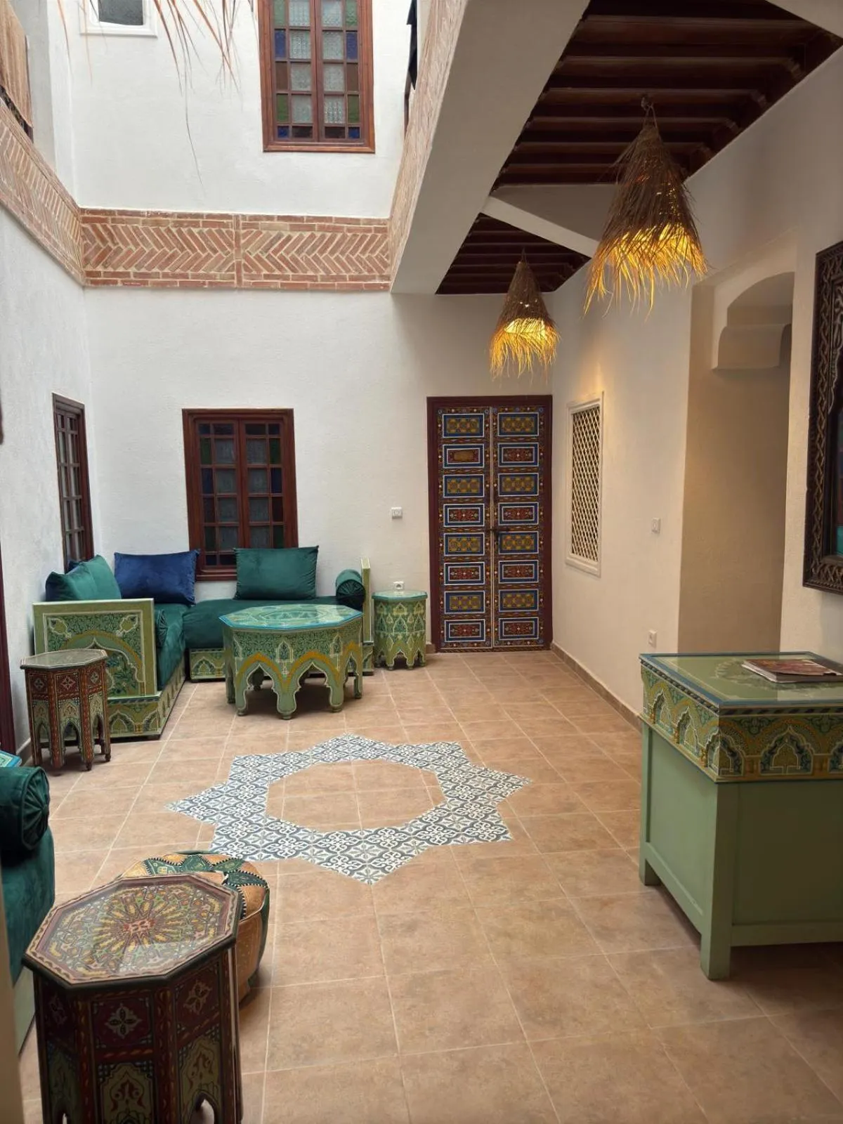 Living room in Riad Dihya
