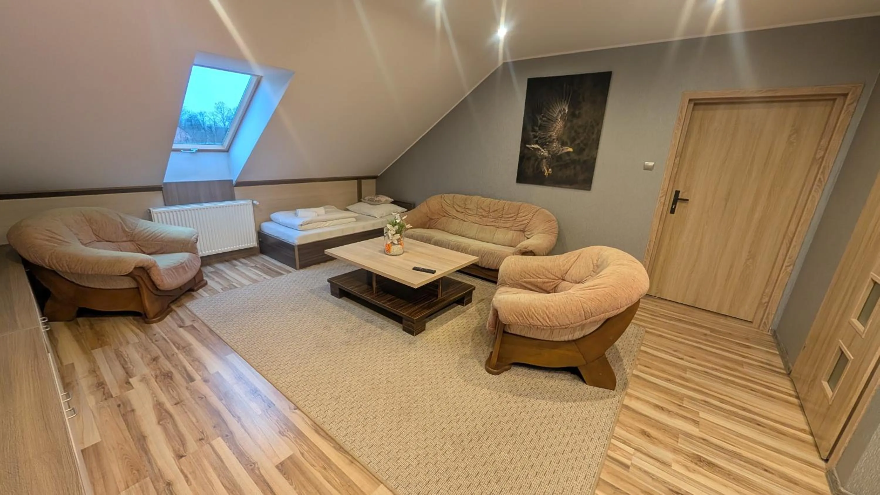 Seating area in FitnessFun